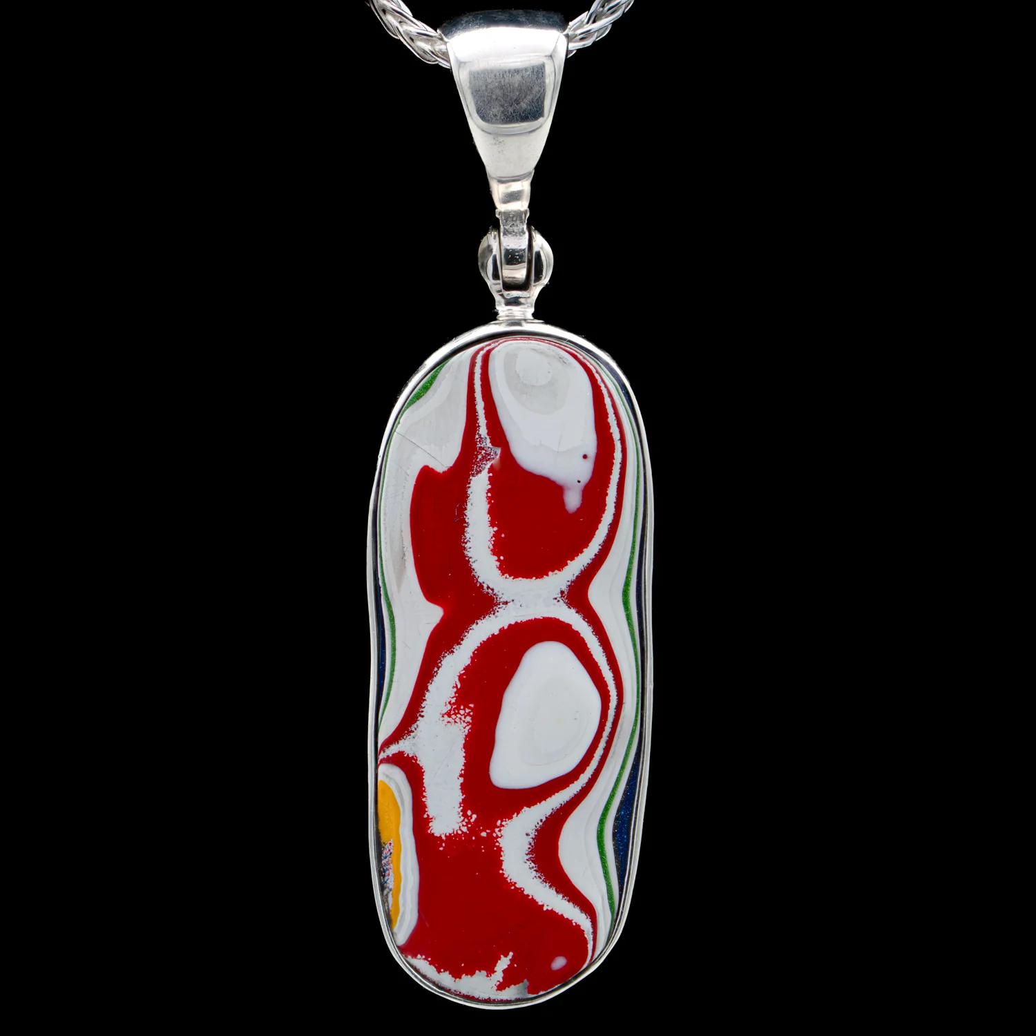 Fordite Pendant Necklace - SOLD 1.04"