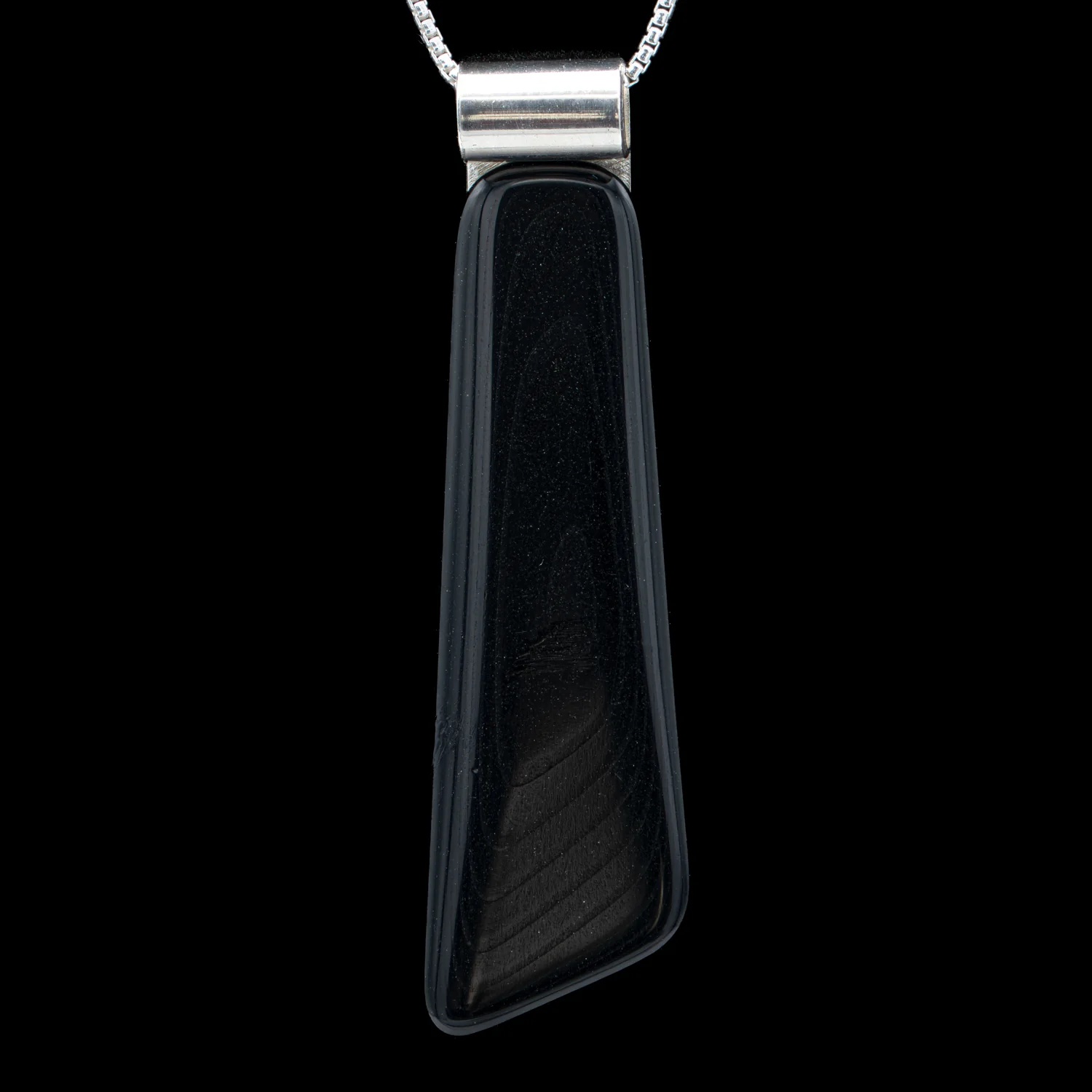 Fordite Pendant Necklace - SOLD 1.67" - Image 3