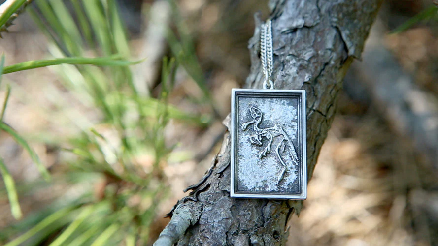 Fossil Heterodontosaurus Pendant - Image 4