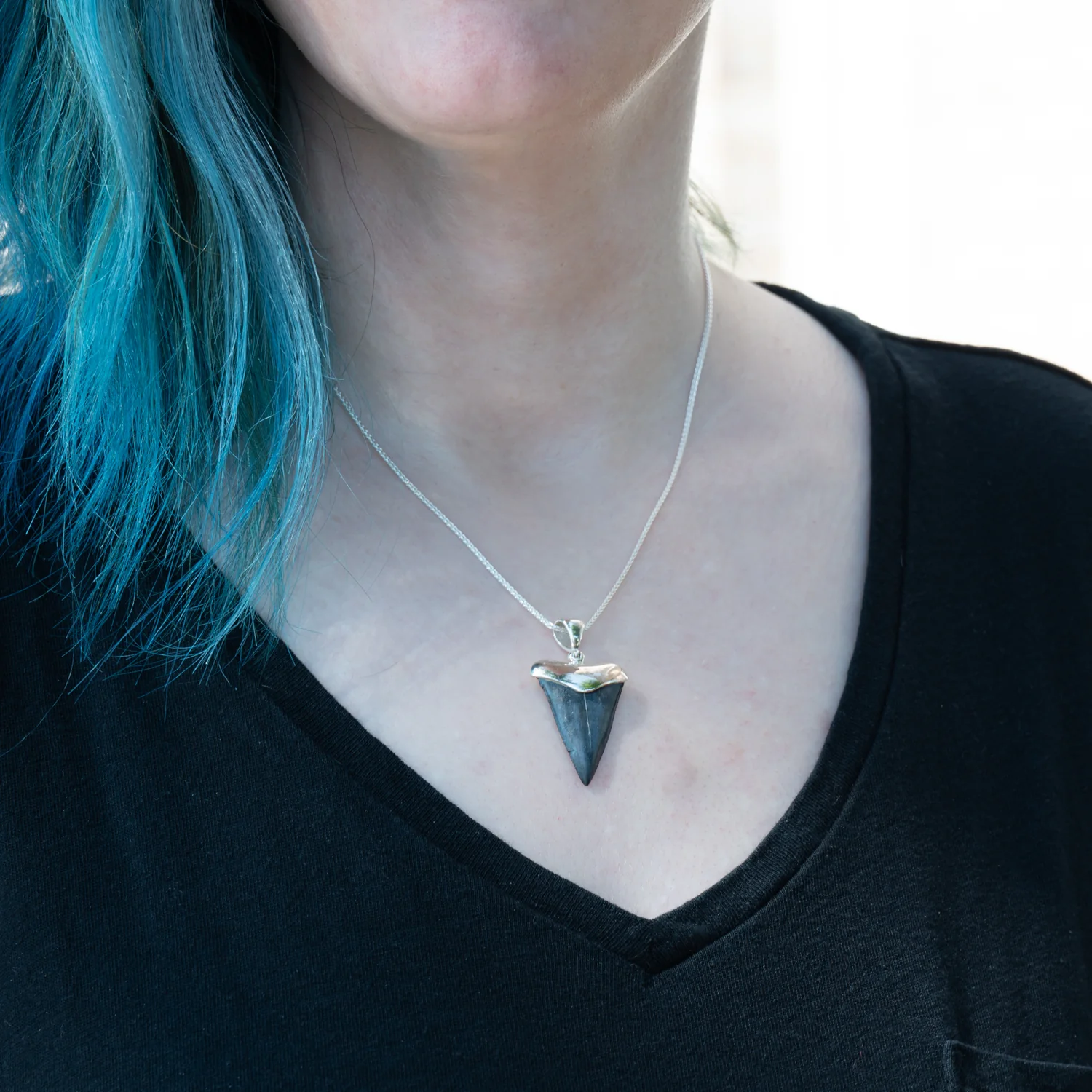 Fossil Shark Tooth Pendant - Image 7