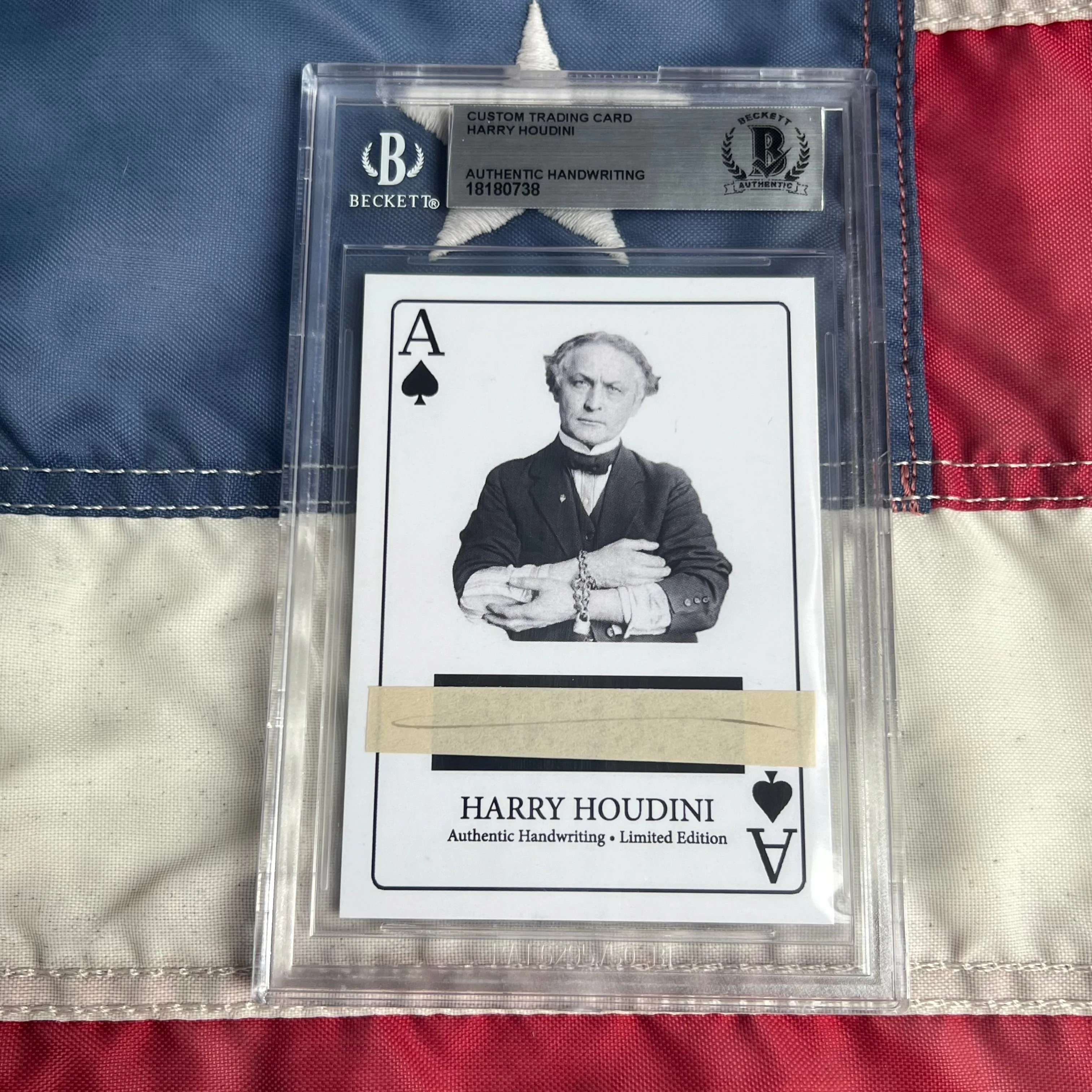 Harry Houdini Handwritten Word - Cut from a Autograph Letter Signed Beckett - Image 12