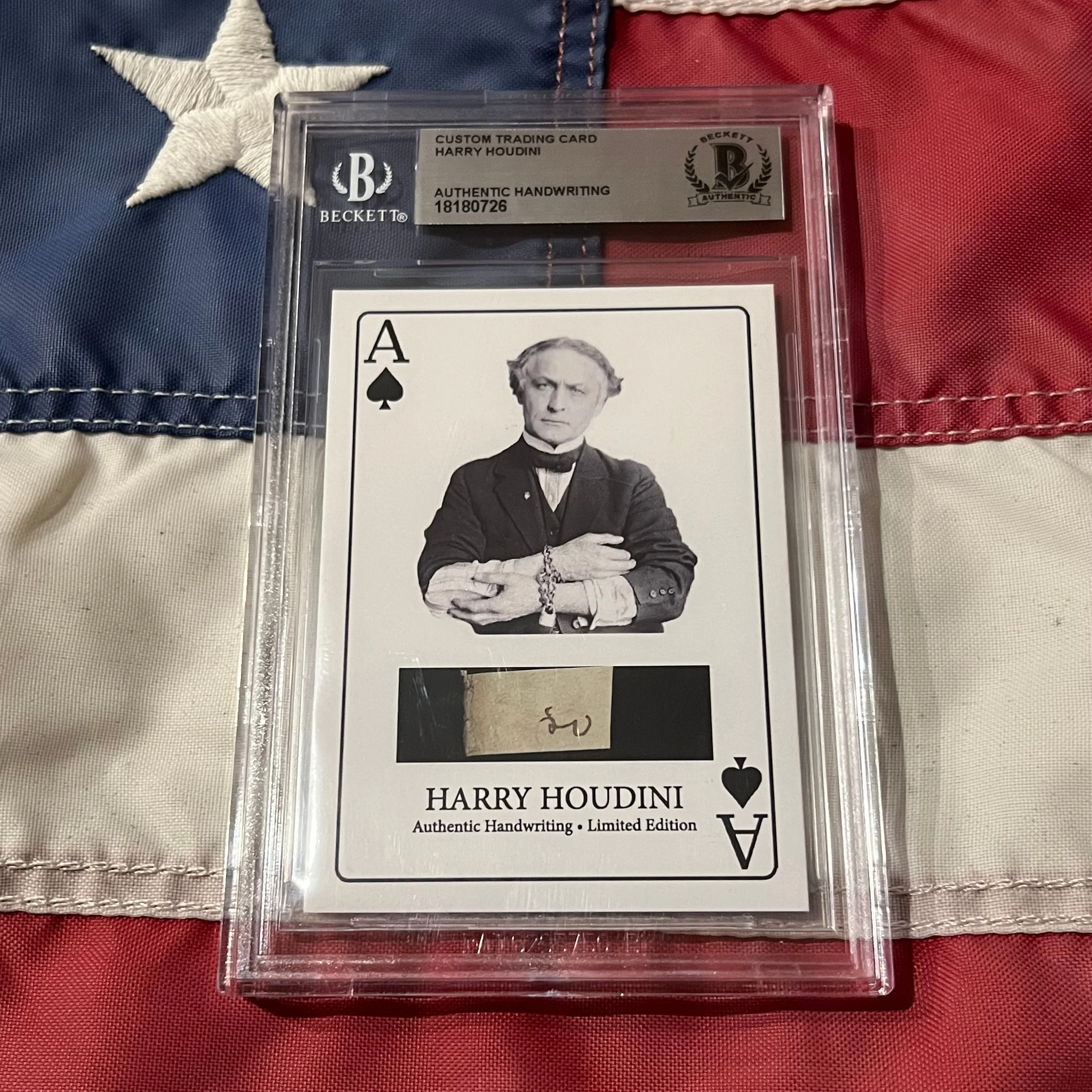 Harry Houdini Handwritten Word - Cut from a Autograph Letter Signed Beckett - Image 27