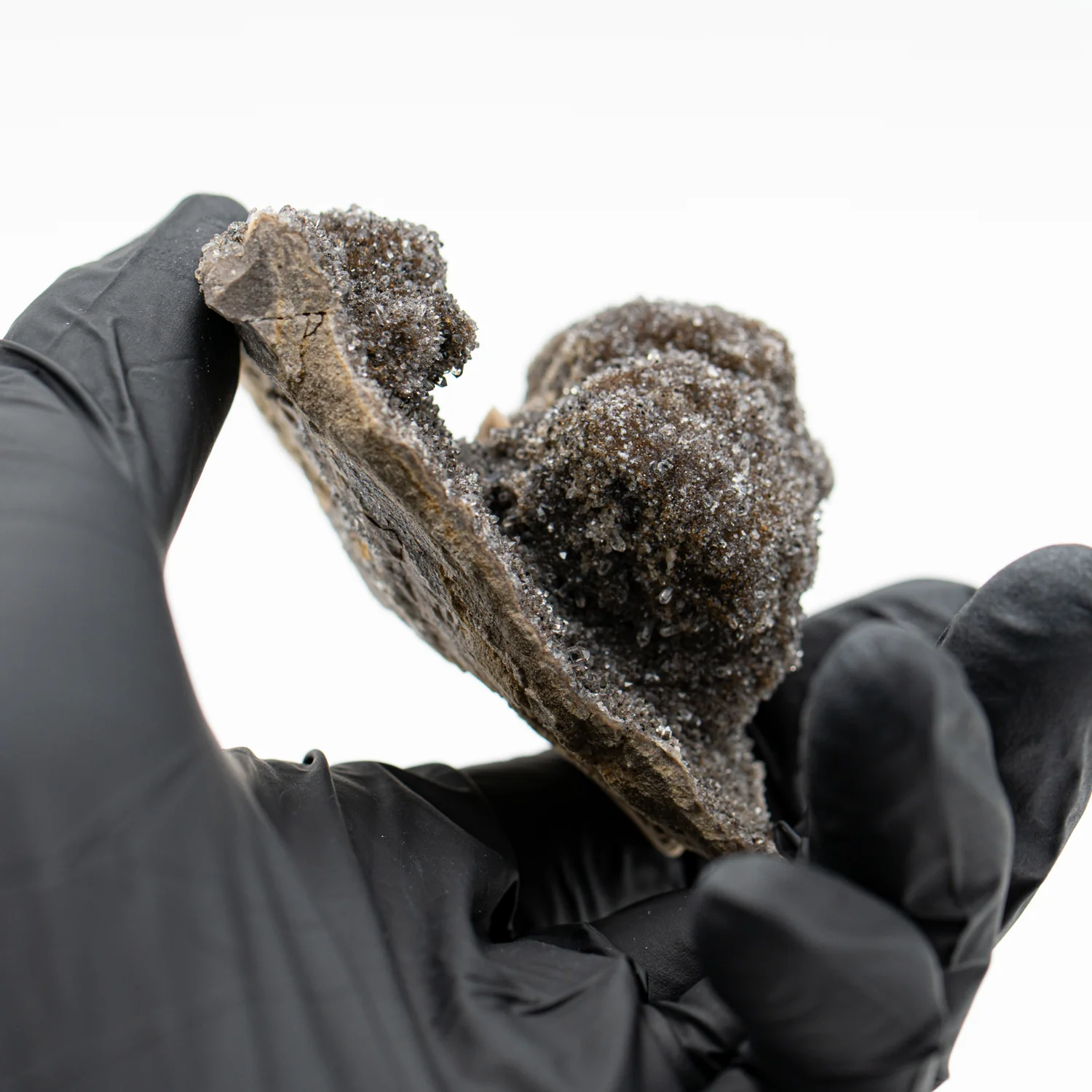 Herkimer Diamond Druzy SOLD 3.00" Cluster on Dolomite - Image 4