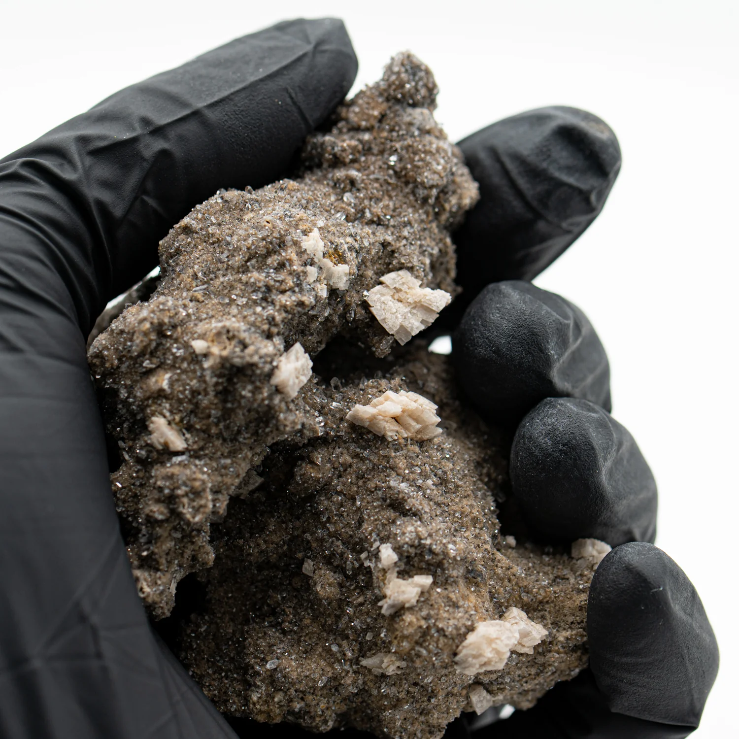 Herkimer Diamond Druzy 3.04" Cluster on Dolomite - Image 4