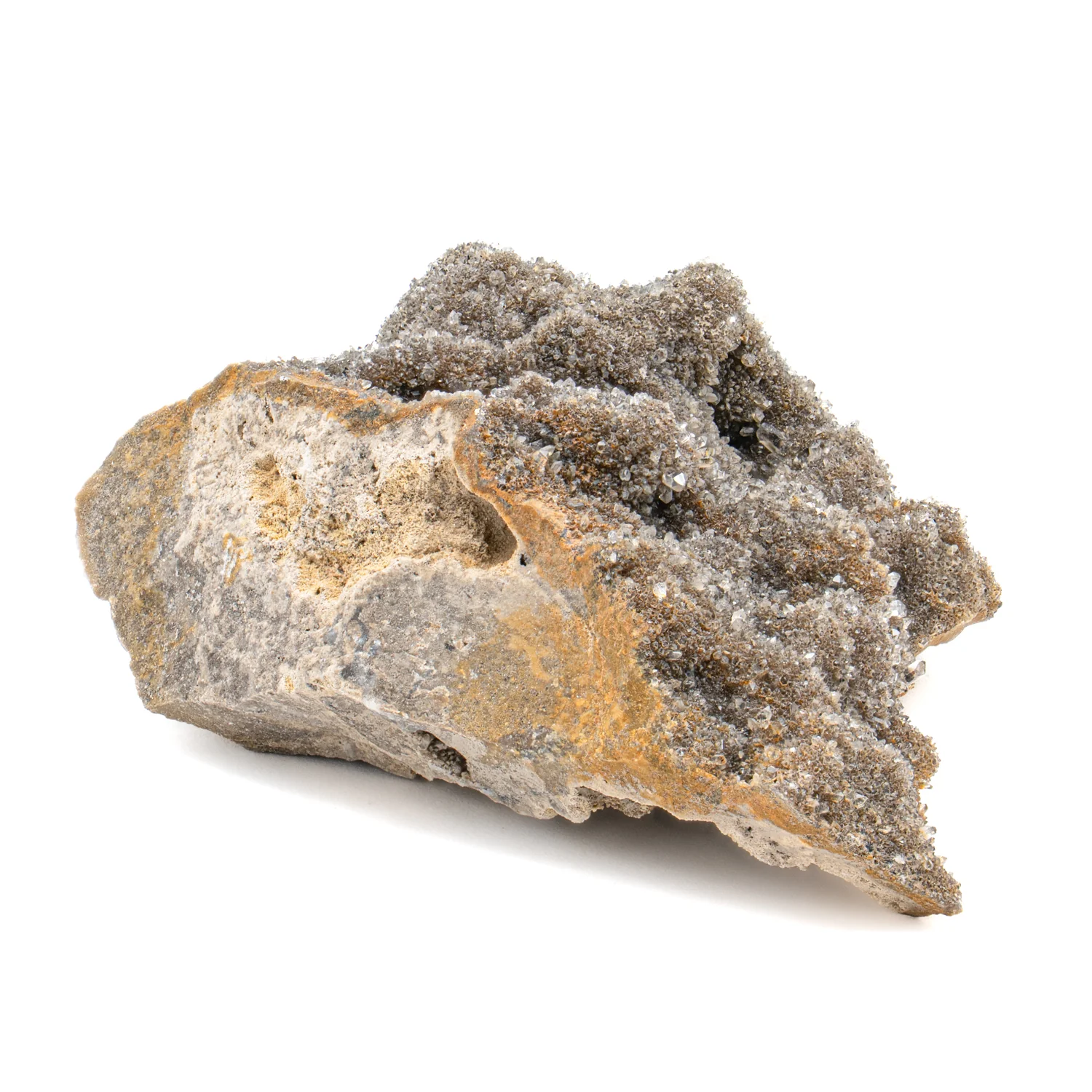 Herkimer Diamond Druzy 3.11" Cluster on Dolomite - Image 4