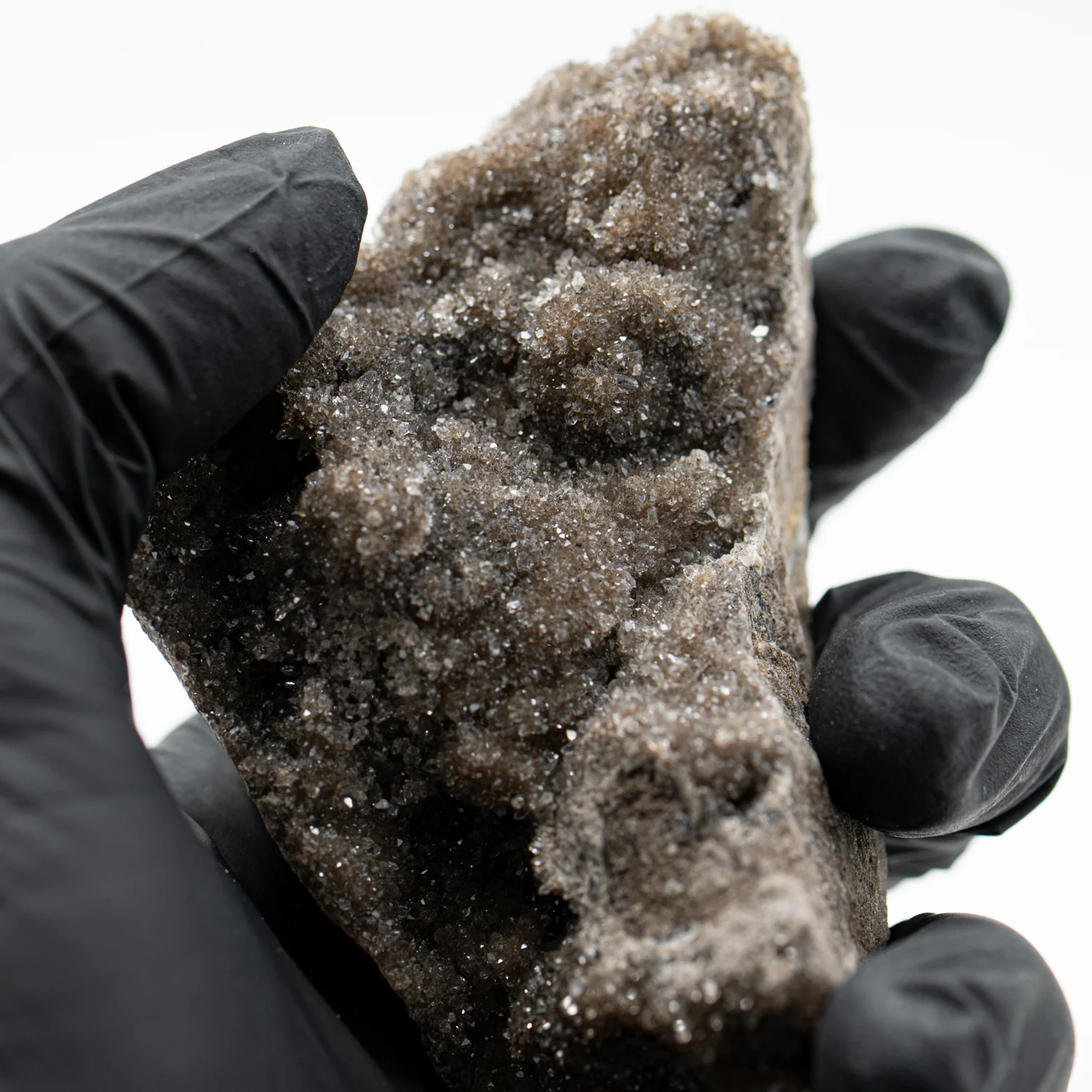 Herkimer Diamond Druzy 3.68" Cluster on Dolomite - Image 4