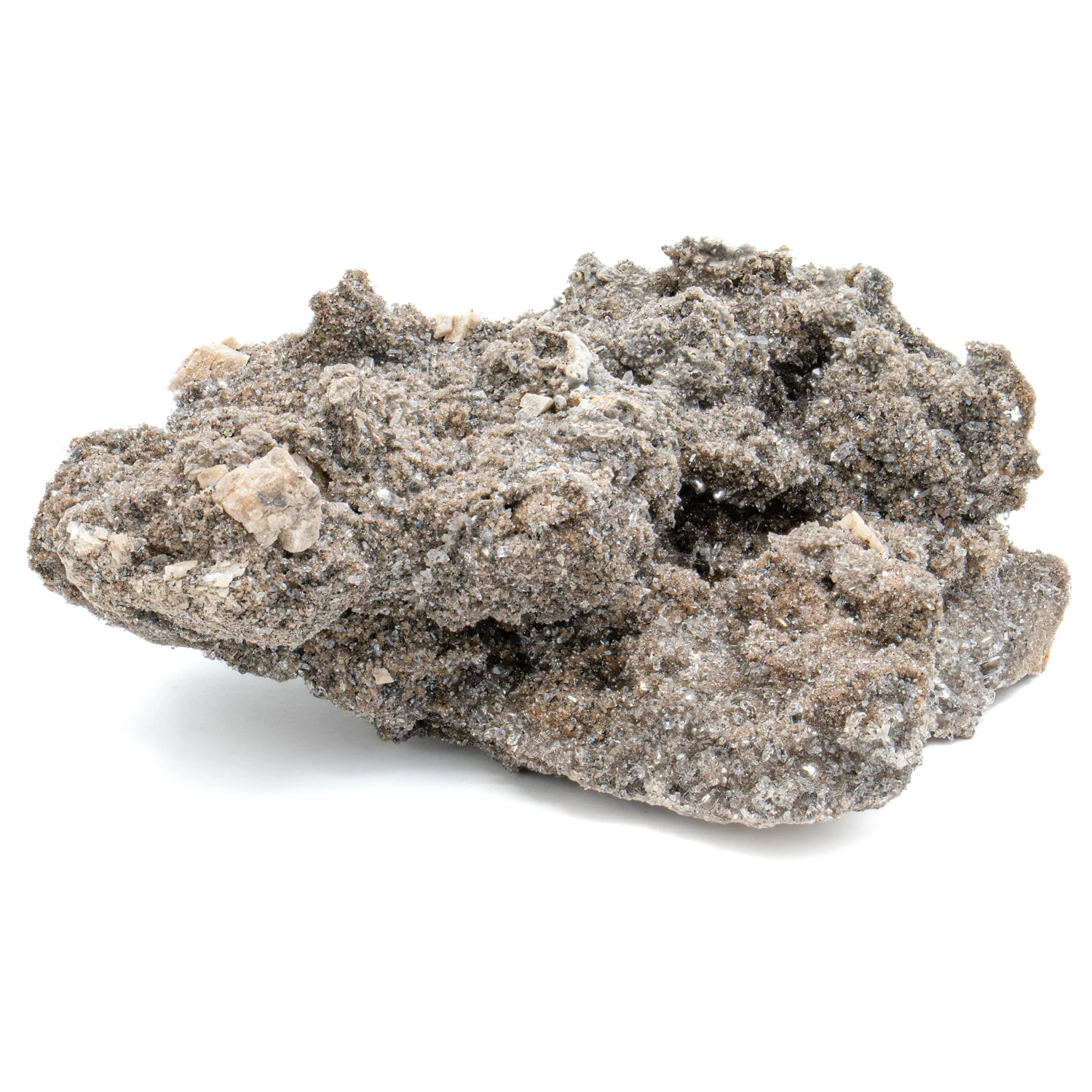 Herkimer Diamond Druzy 4.19" Cluster on Dolomite - Image 4