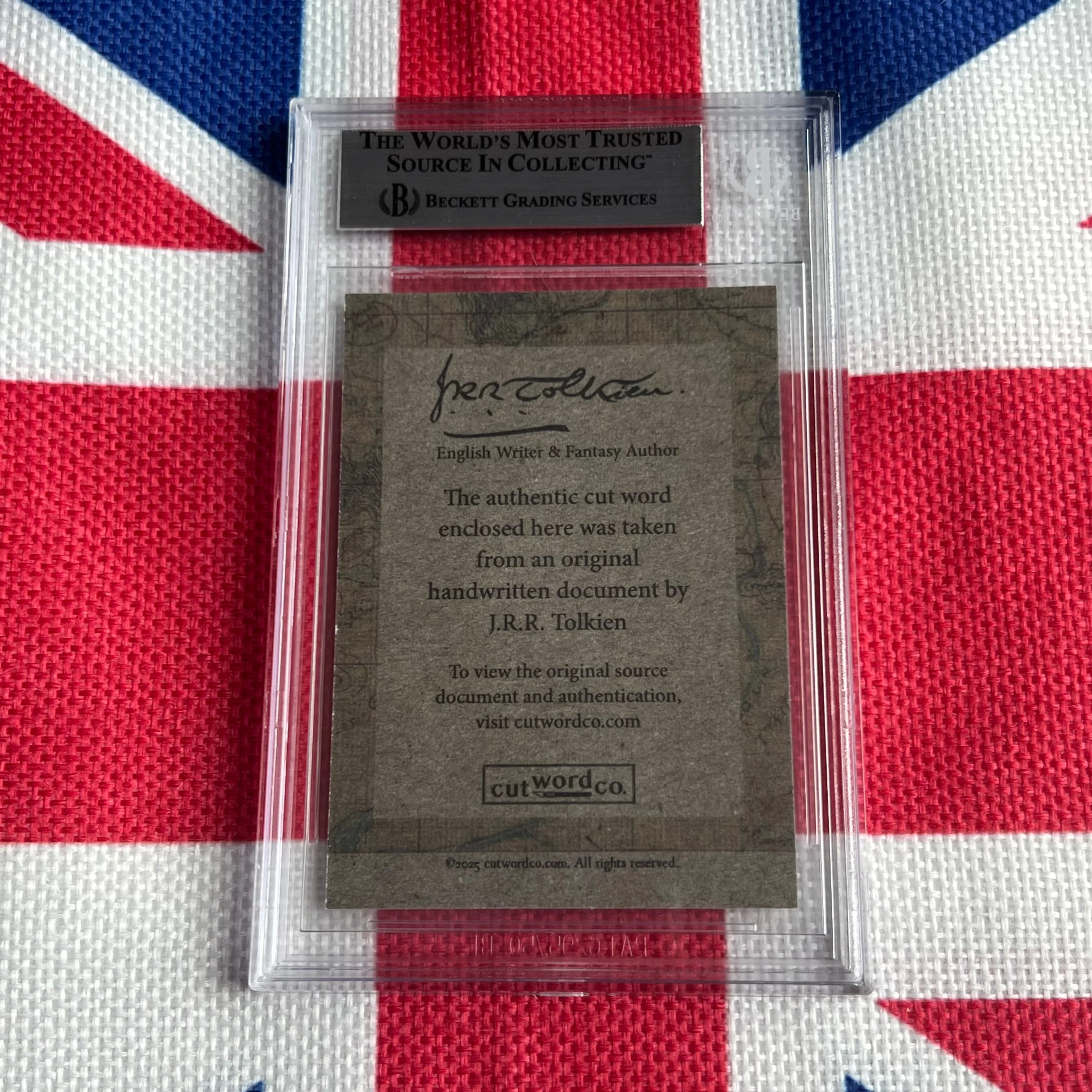 J. R. R. Tolkien Beckett Encapsulated Handwriting Removed from an Autograph Letter Signed - Image 10