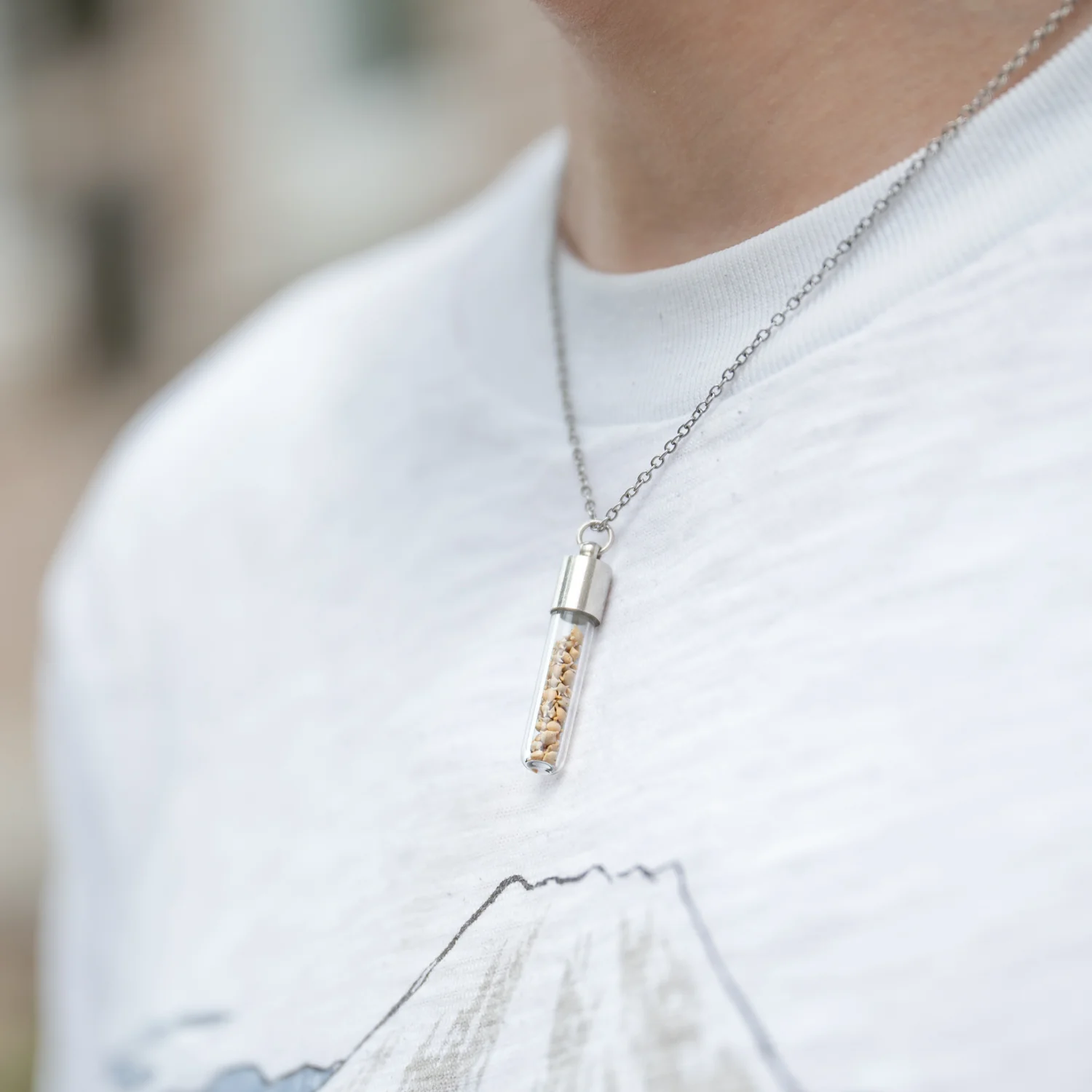 Japanese Star Sand Vial Necklace - Image 2