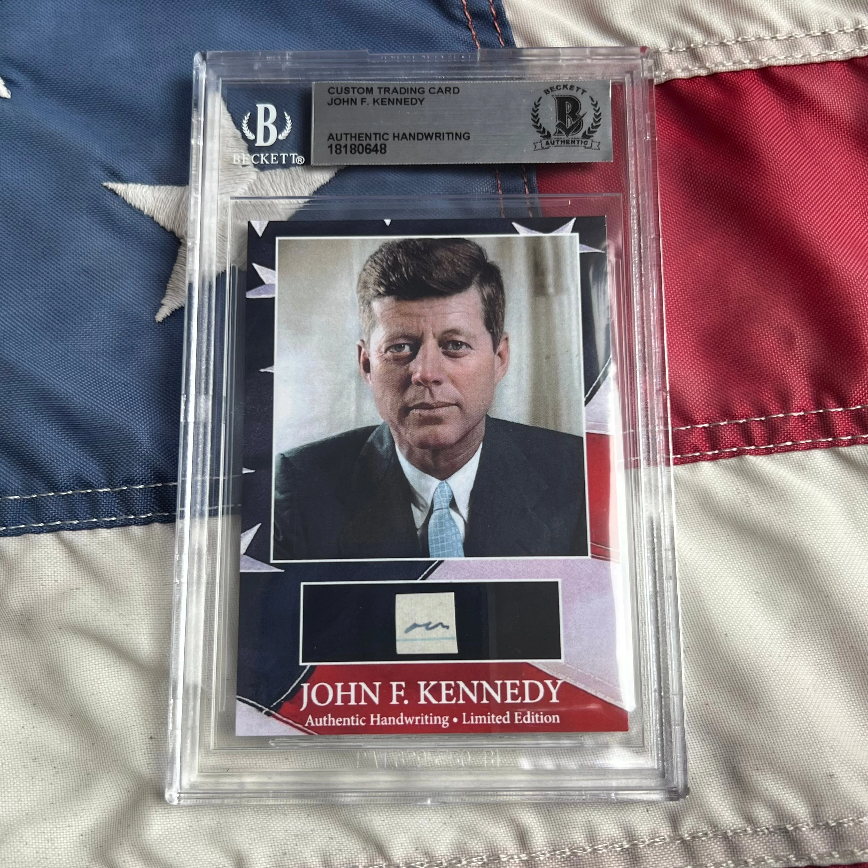 John F. Kennedy Handwritten Word Cut from a Autograph Letter Signed - Image 10