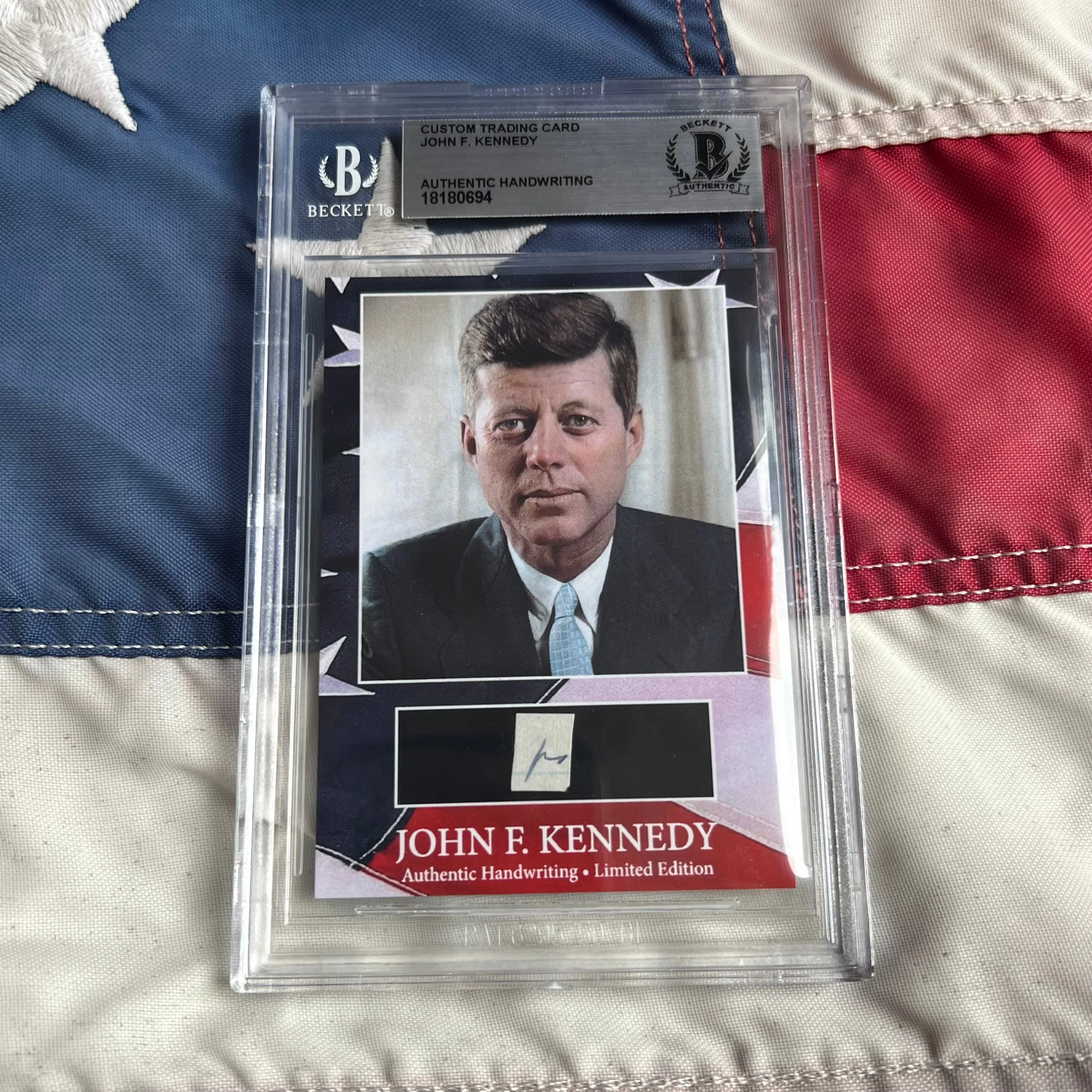John F. Kennedy Handwritten Word Cut from a Autograph Letter Signed - Image 12