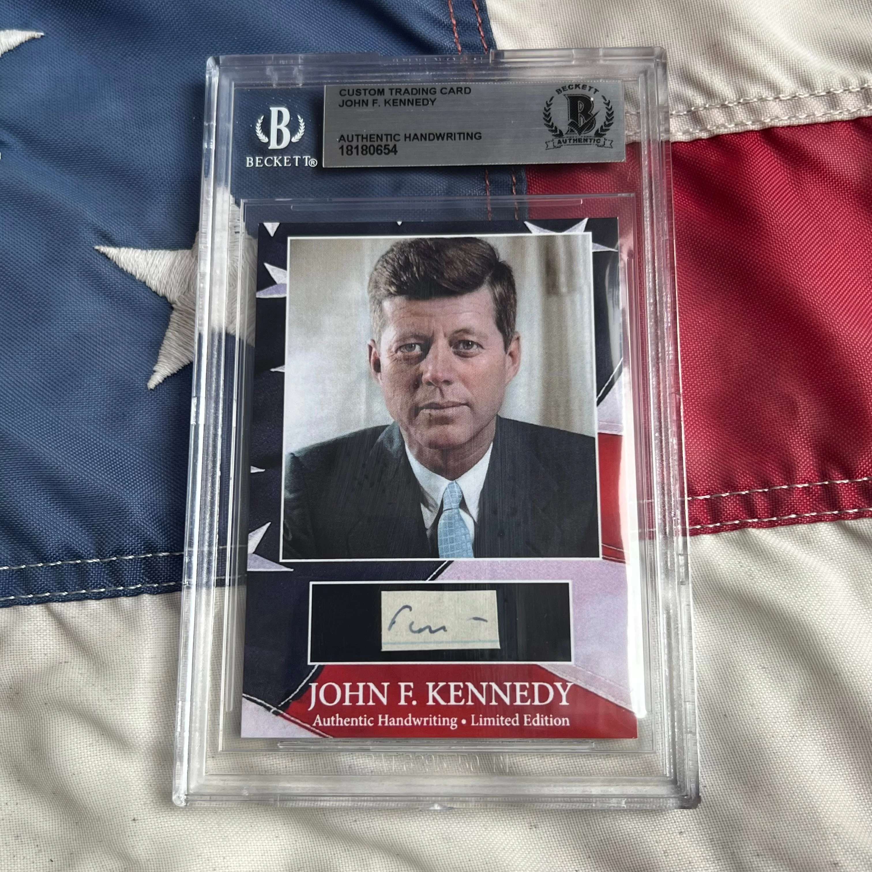 John F. Kennedy Handwritten Word Cut from a Autograph Letter Signed - Image 6