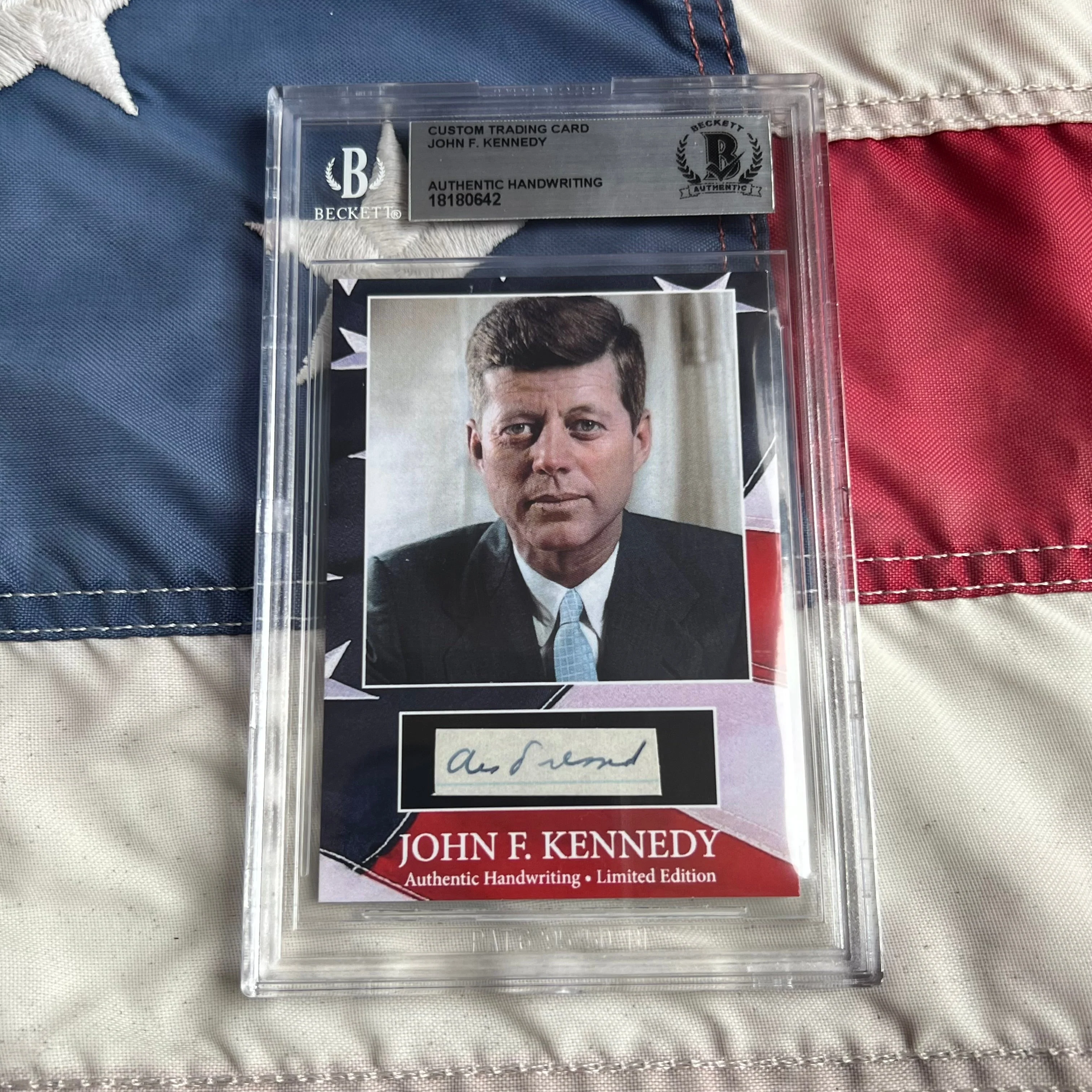 John F. Kennedy Handwritten Word Cut from a Autograph Letter Signed - Image 8
