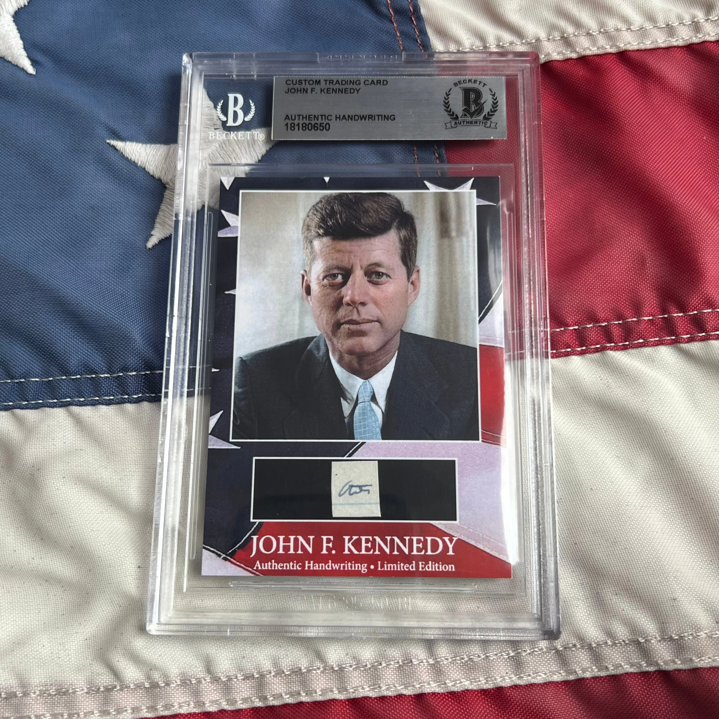 John F. Kennedy Handwritten Word Cut from a Autograph Letter Signed - Image 9
