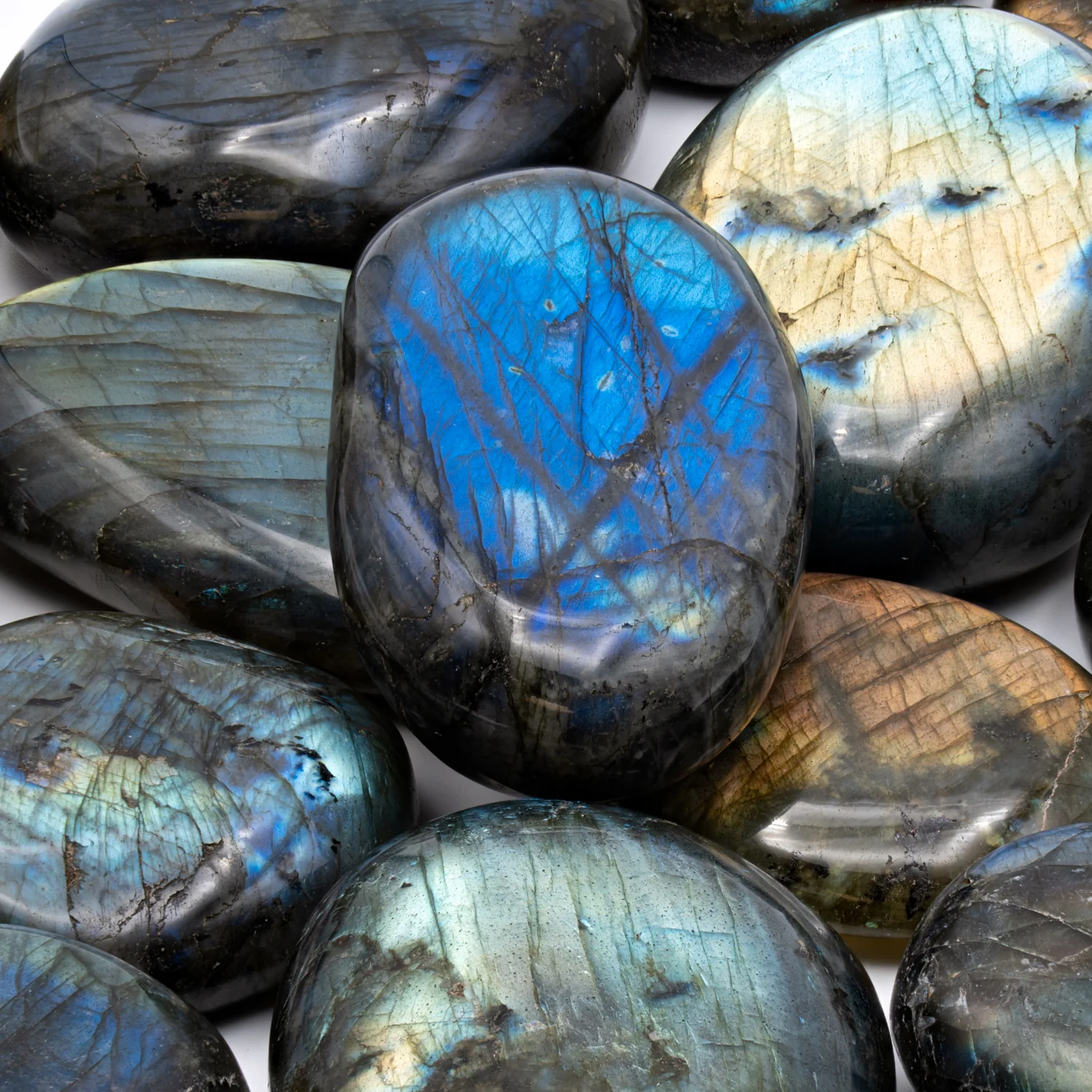 Labradorite Palm Stones - Image 2