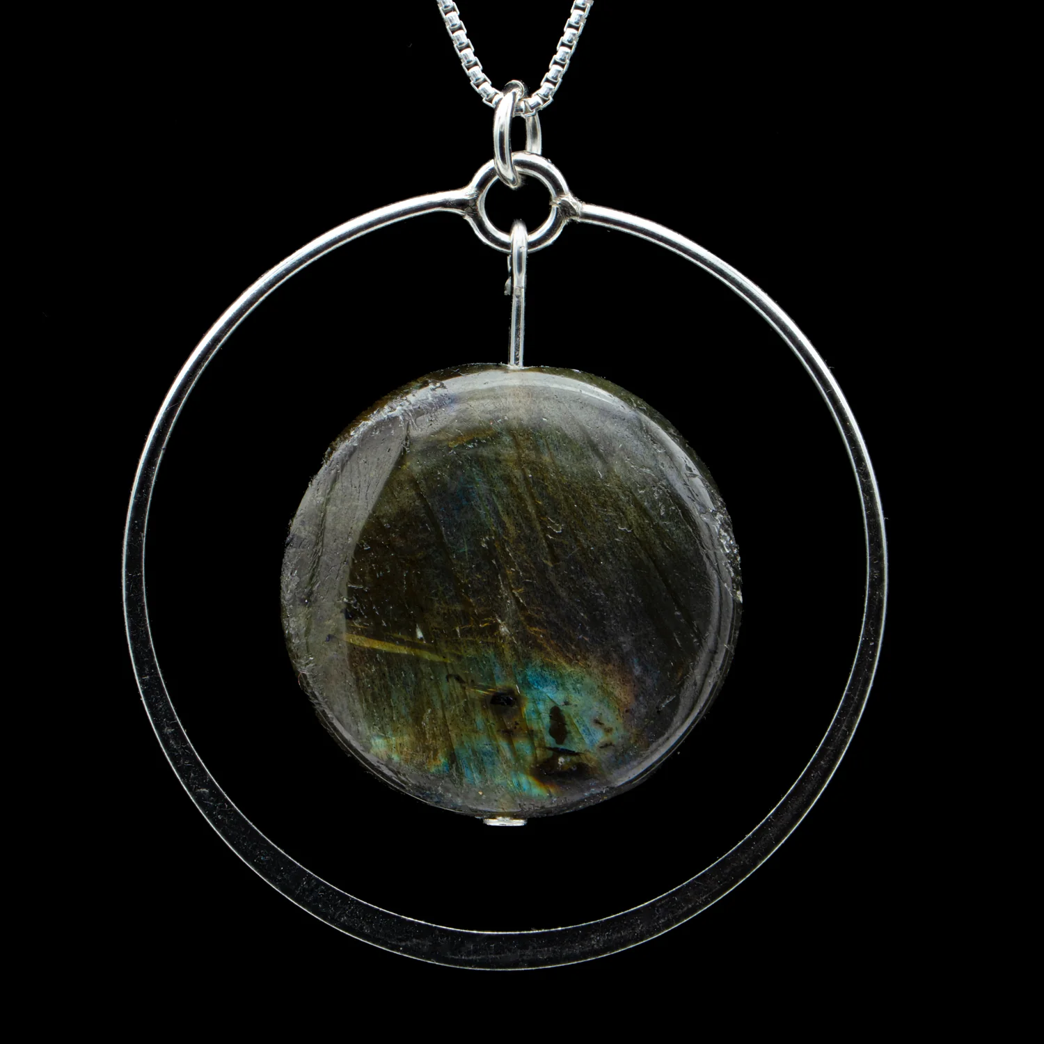 Labradorite Eclipse Pendant - Image 13
