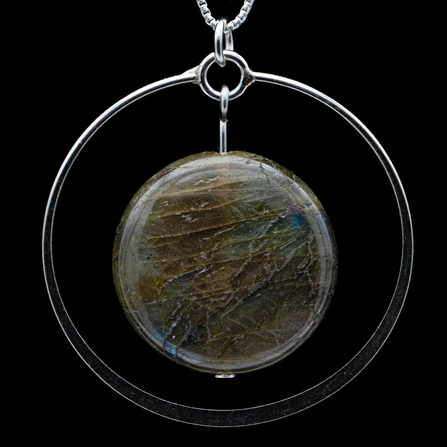 Labradorite Eclipse Pendant - Image 15