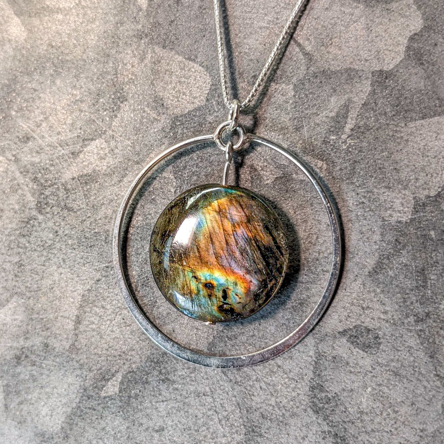 Labradorite Eclipse Pendant - Image 2