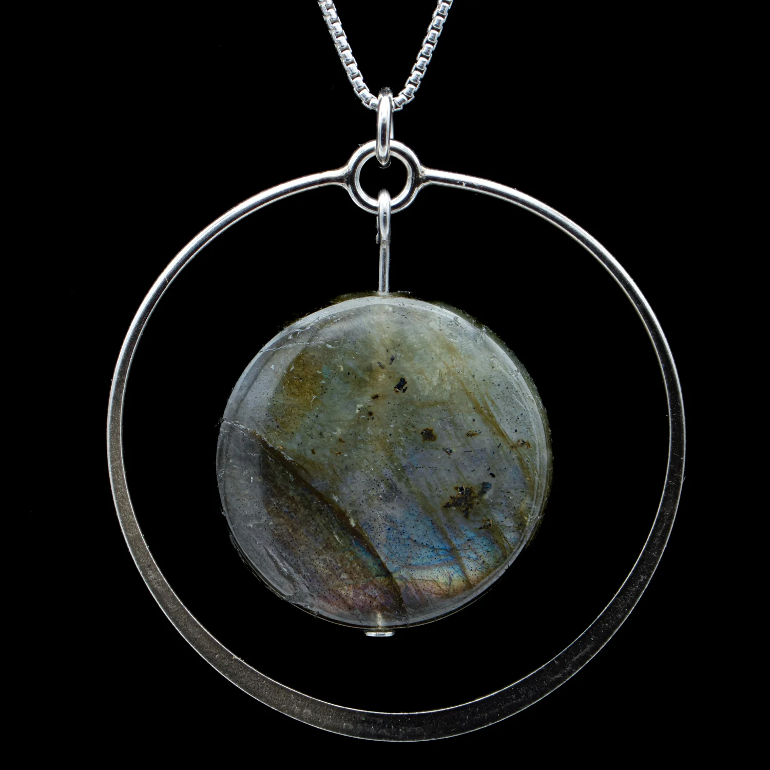 Labradorite Eclipse Pendant - Image 3
