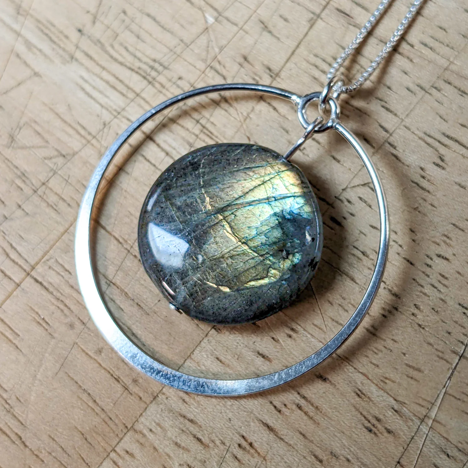Labradorite Eclipse Pendant - Image 5
