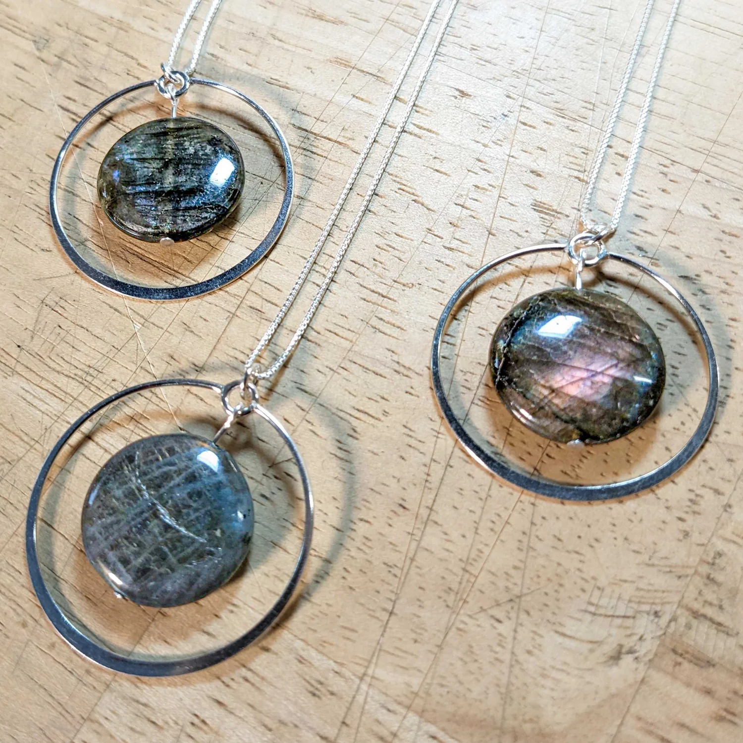 Labradorite Eclipse Pendant - Image 6