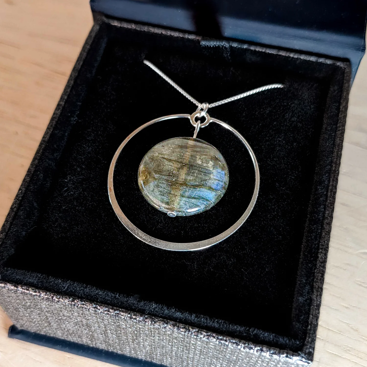 Labradorite Eclipse Pendant - Image 8