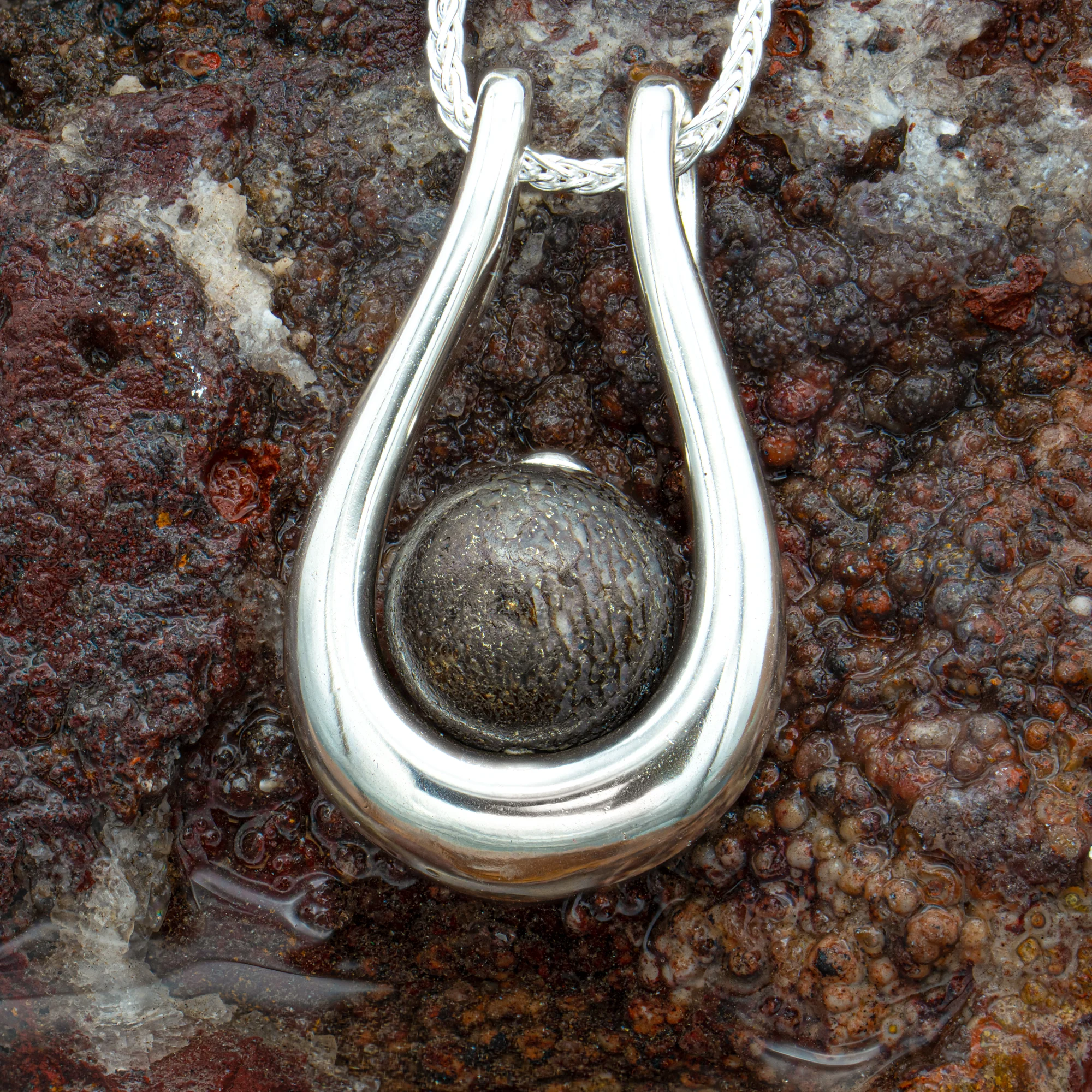 Limited Edition Plesiosaur Bone Pendant Necklace - Image 4