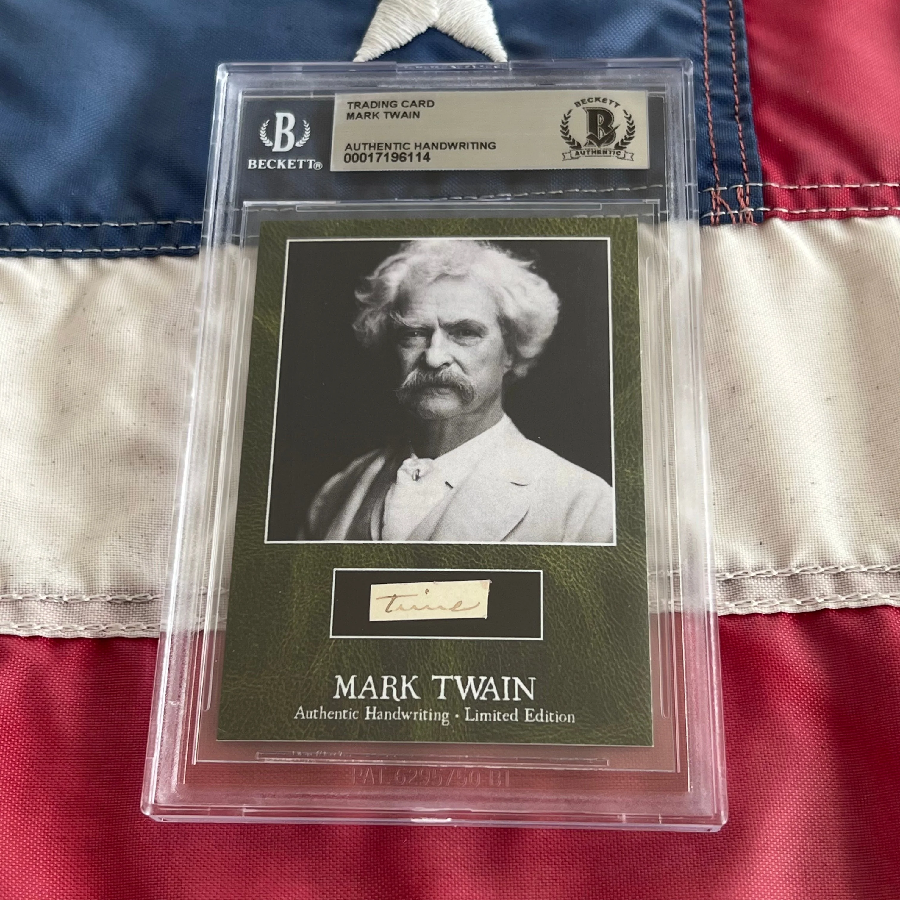 Mark Twain / Samuel L. Clemens Beckett Encapsulated Handwriting Removed from an Autograph Letter Signed - Image 13