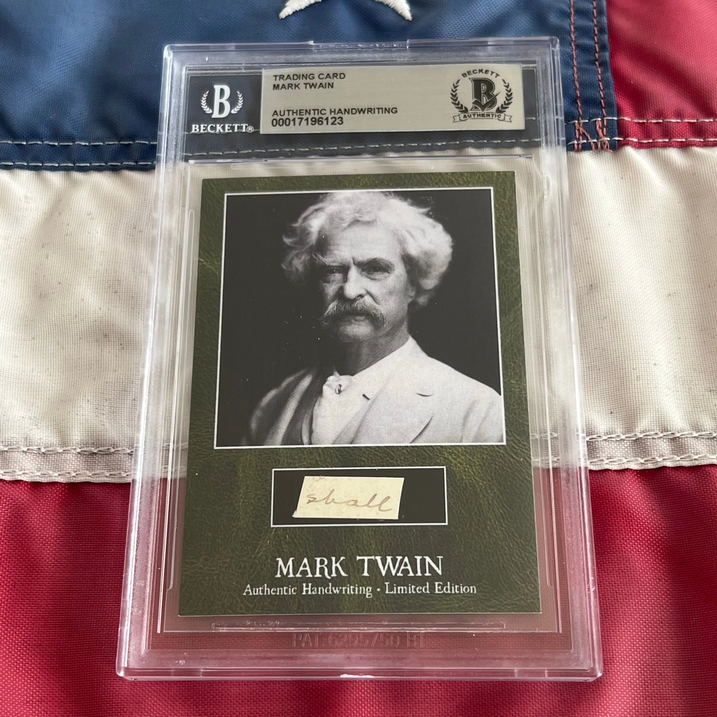 Mark Twain / Samuel L. Clemens Beckett Encapsulated Handwriting Removed from an Autograph Letter Signed - Image 14
