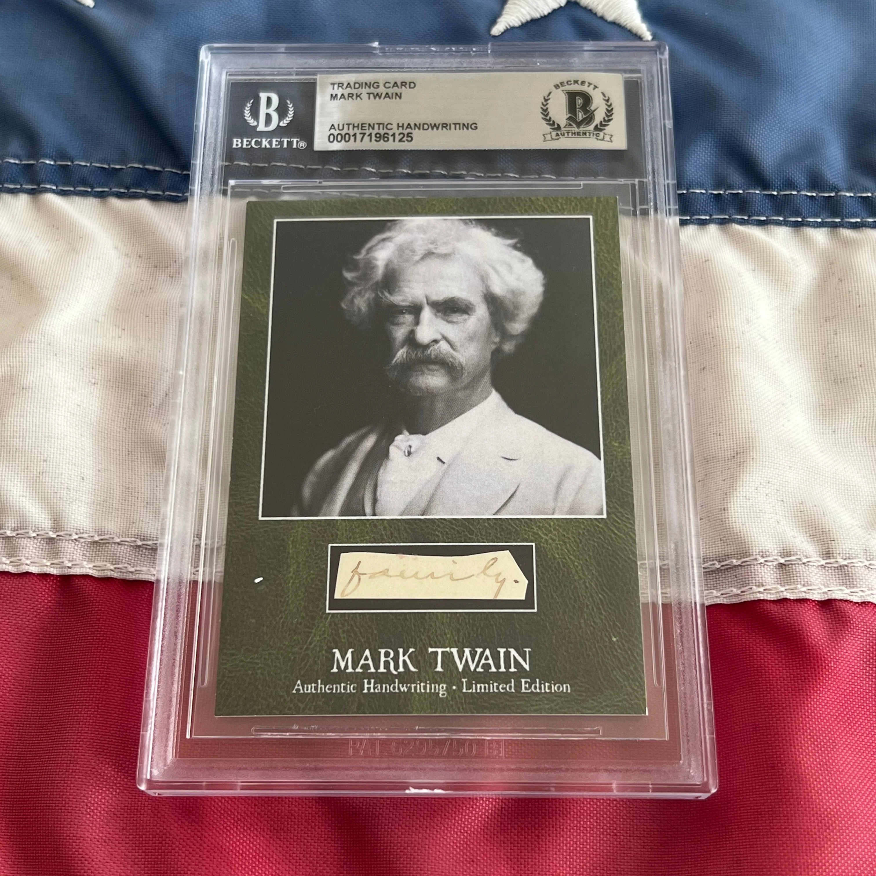 Mark Twain / Samuel L. Clemens Beckett Encapsulated Handwriting Removed from an Autograph Letter Signed - Image 15