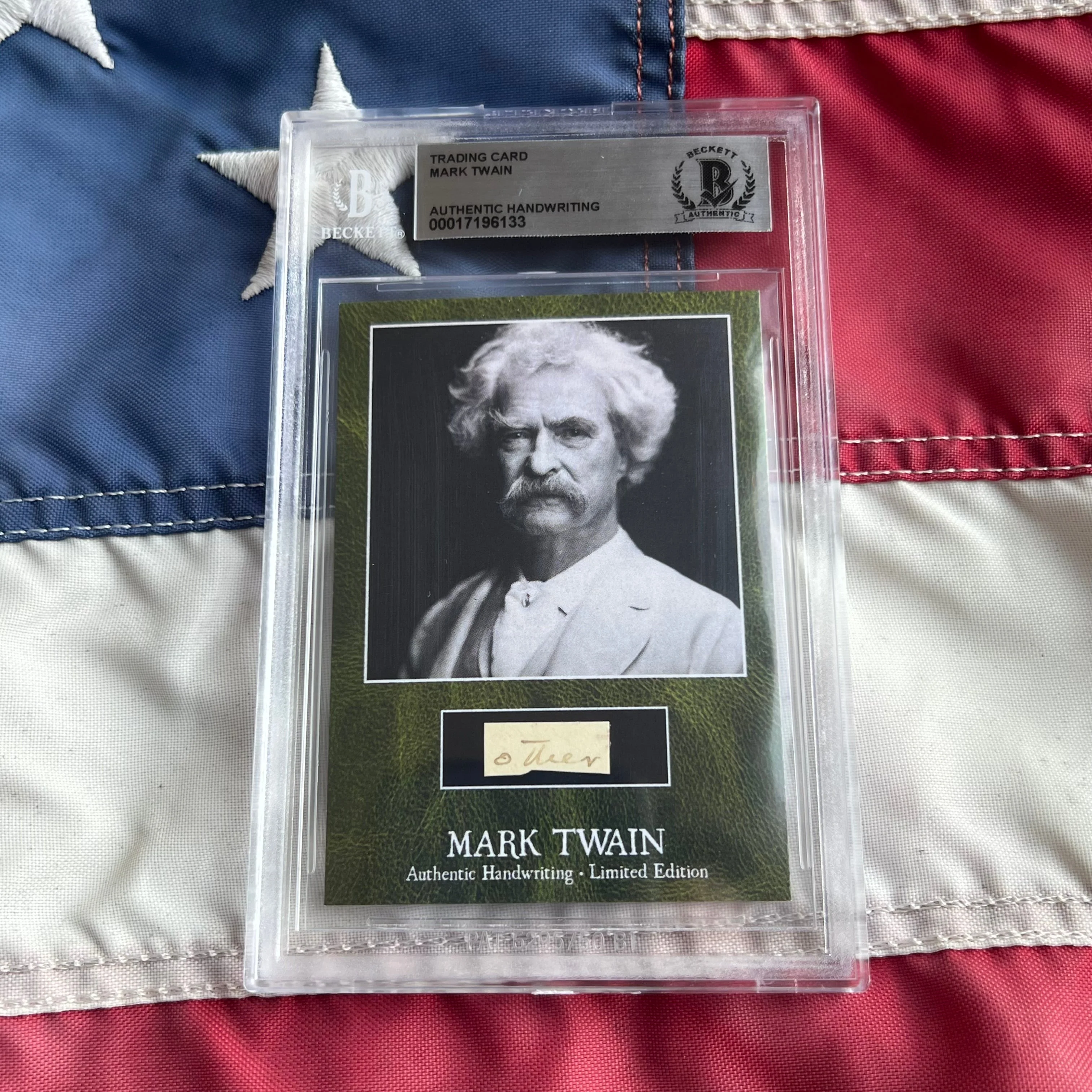 Mark Twain / Samuel L. Clemens Beckett Encapsulated Handwriting Removed from an Autograph Letter Signed - Image 19
