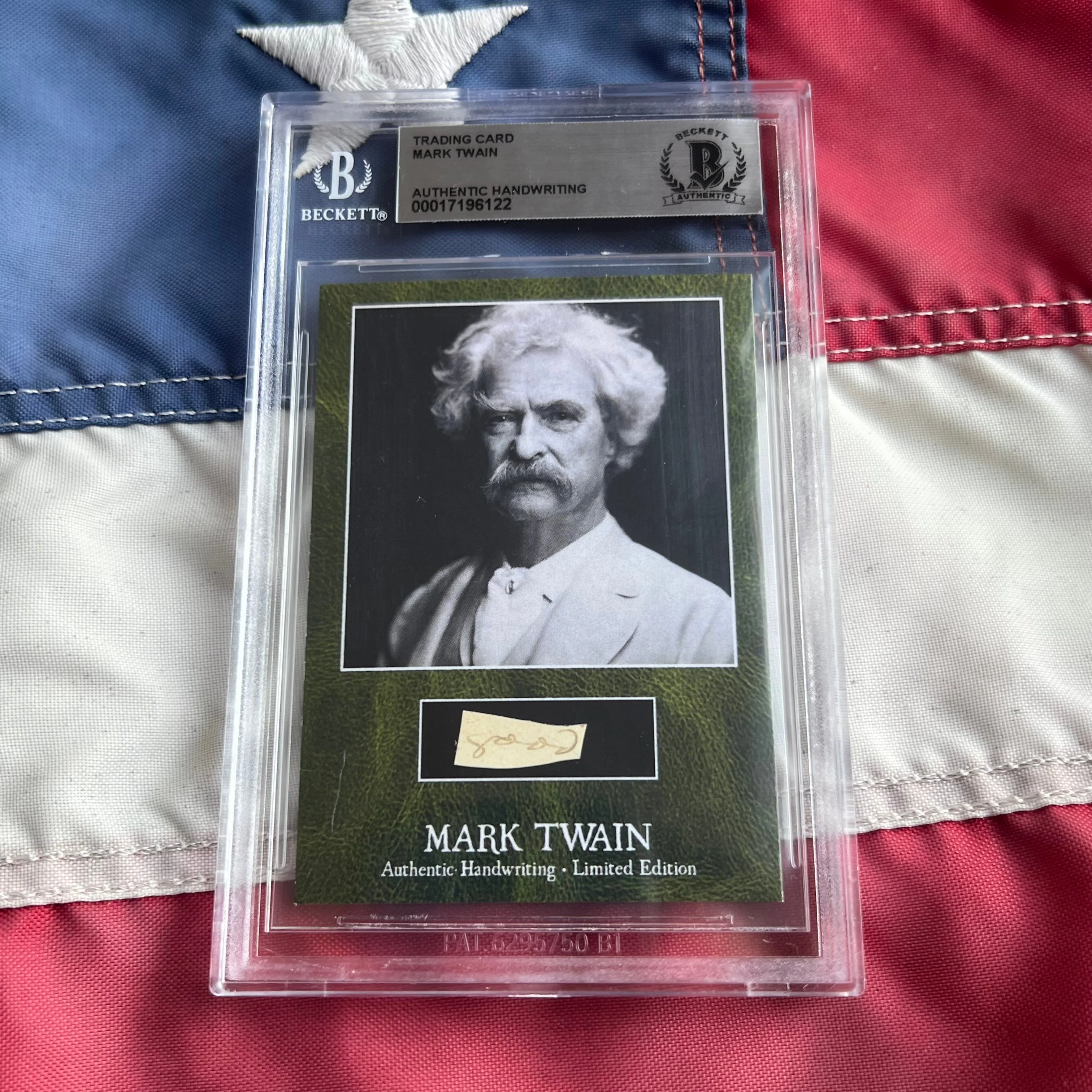 Mark Twain / Samuel L. Clemens Beckett Encapsulated Handwriting Removed from an Autograph Letter Signed - Image 20