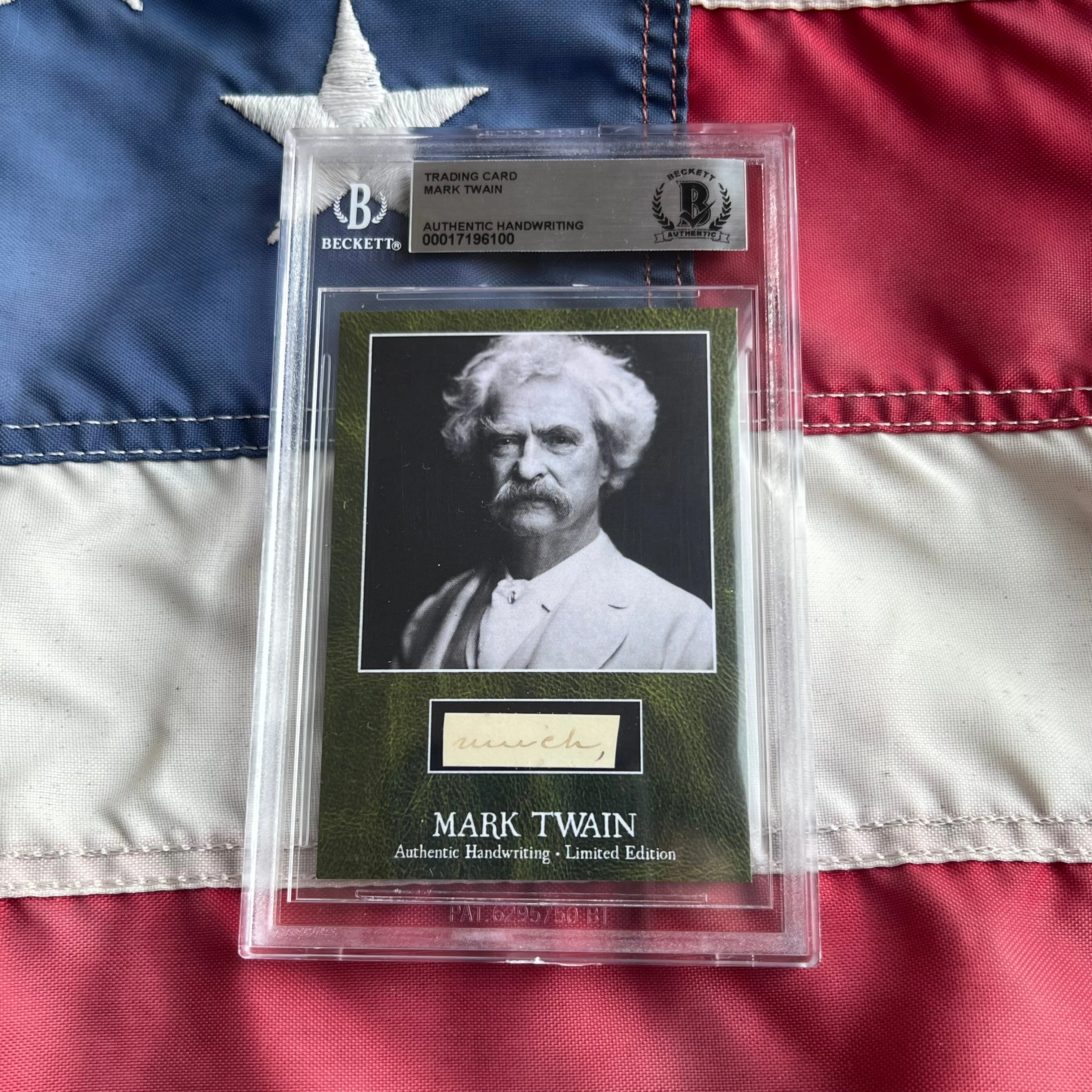 Mark Twain / Samuel L. Clemens Beckett Encapsulated Handwriting Removed from an Autograph Letter Signed - Image 21