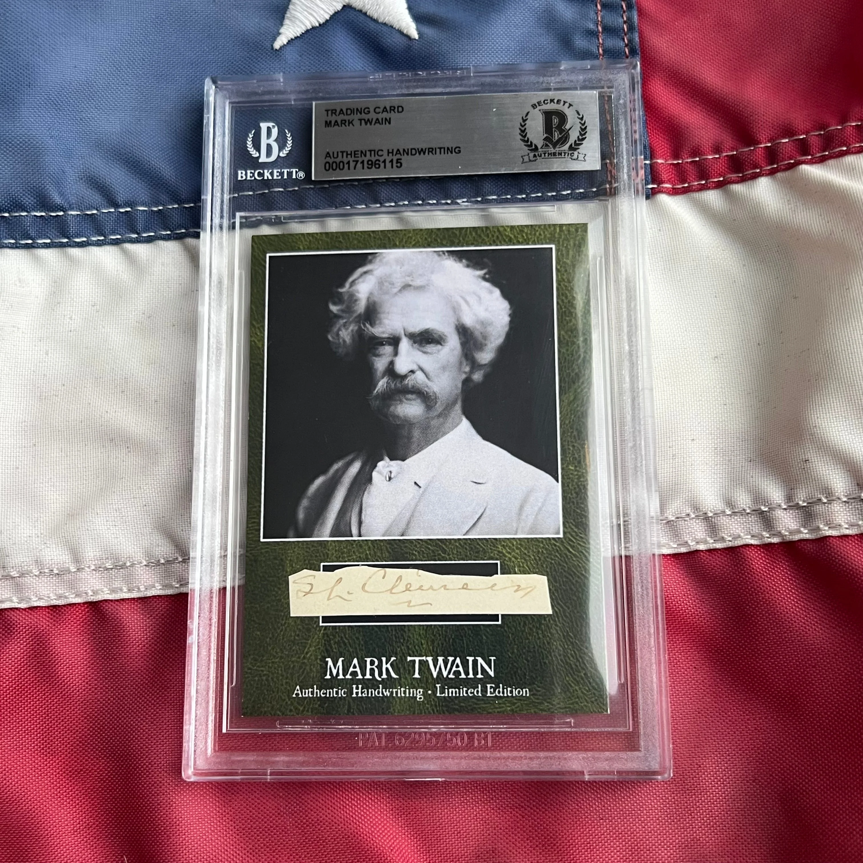 Mark Twain / Samuel L. Clemens Beckett Encapsulated Handwriting Removed from an Autograph Letter Signed - Image 22