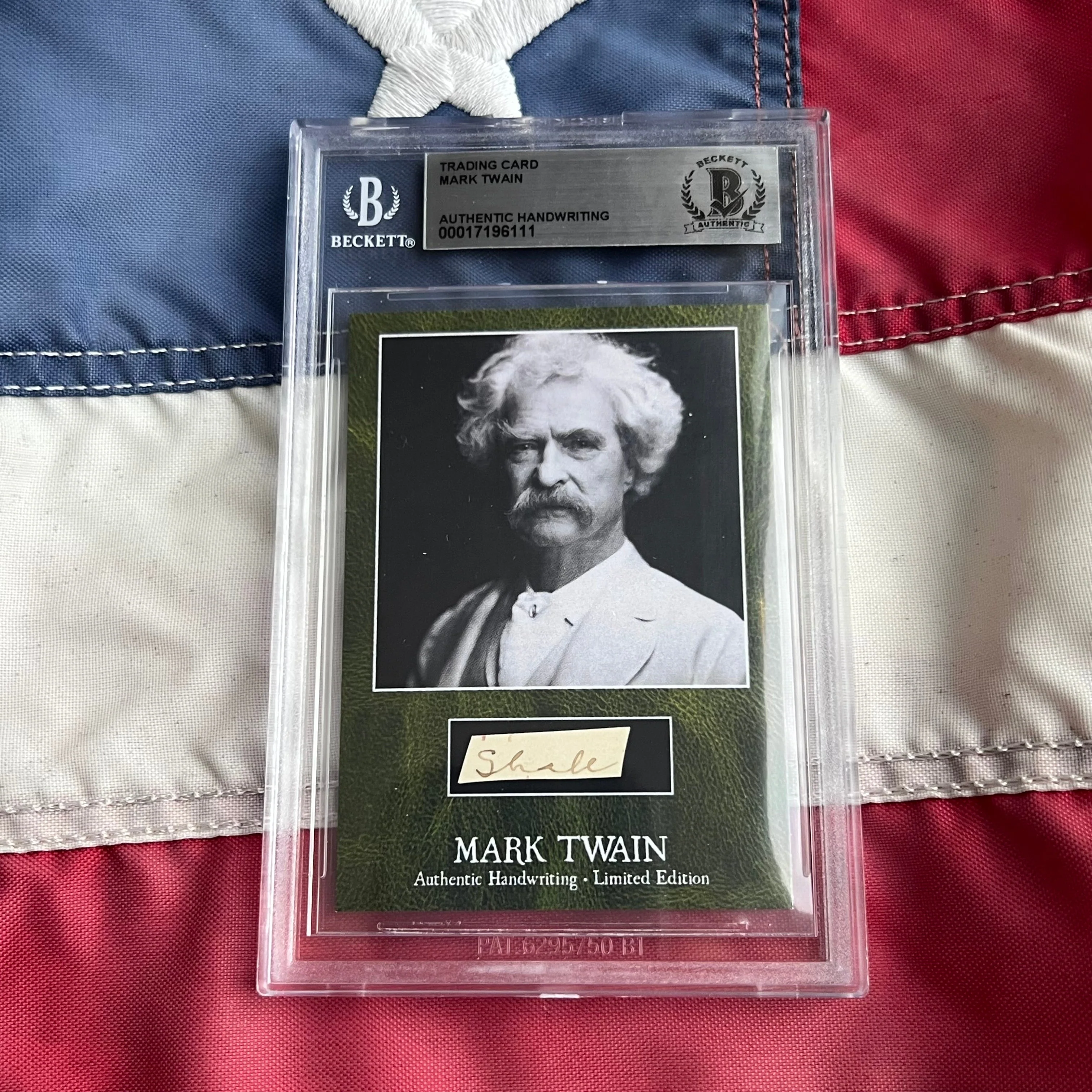 Mark Twain / Samuel L. Clemens Beckett Encapsulated Handwriting Removed from an Autograph Letter Signed - Image 23