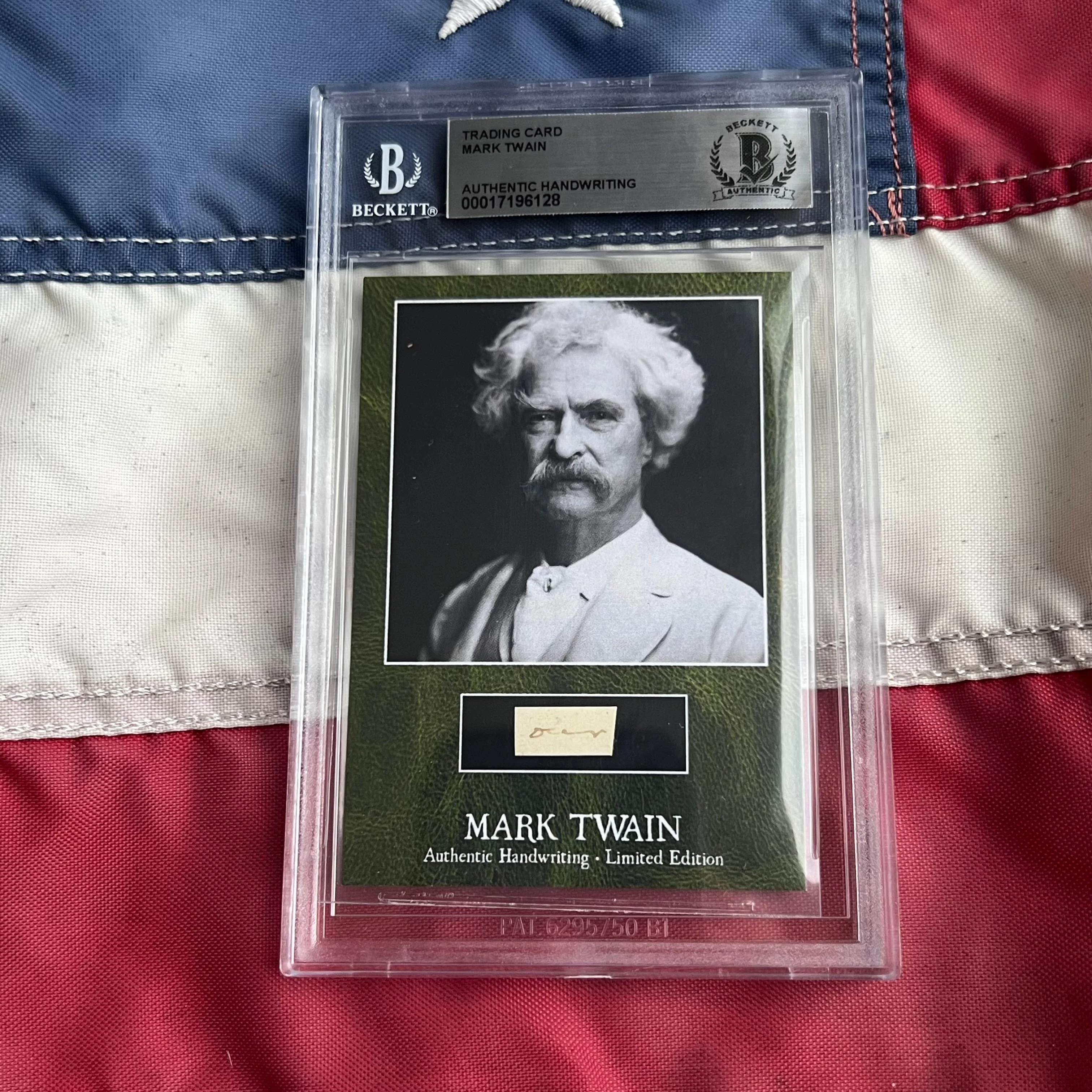 Mark Twain / Samuel L. Clemens Beckett Encapsulated Handwriting Removed from an Autograph Letter Signed - Image 25