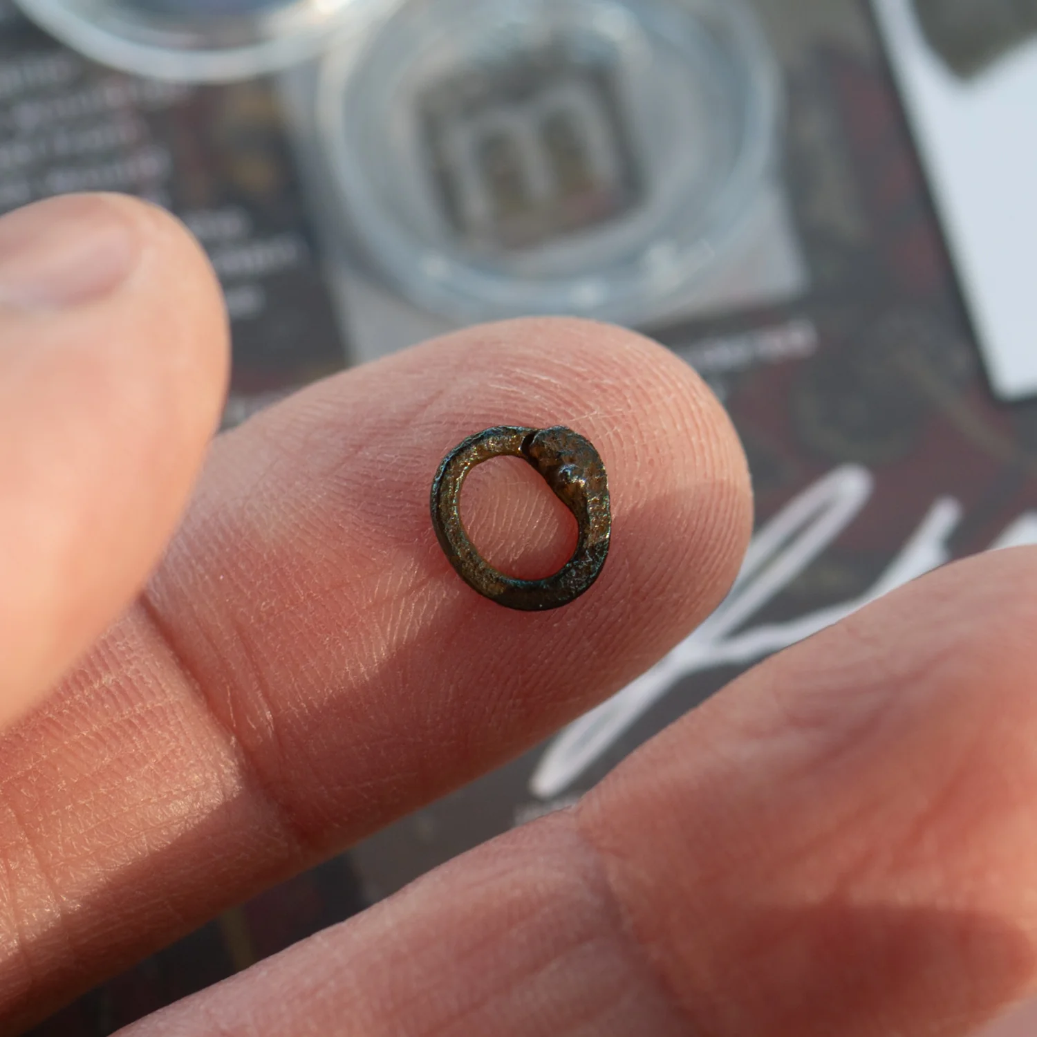 Medieval Chain Mail Ring - Display Card - Image 4