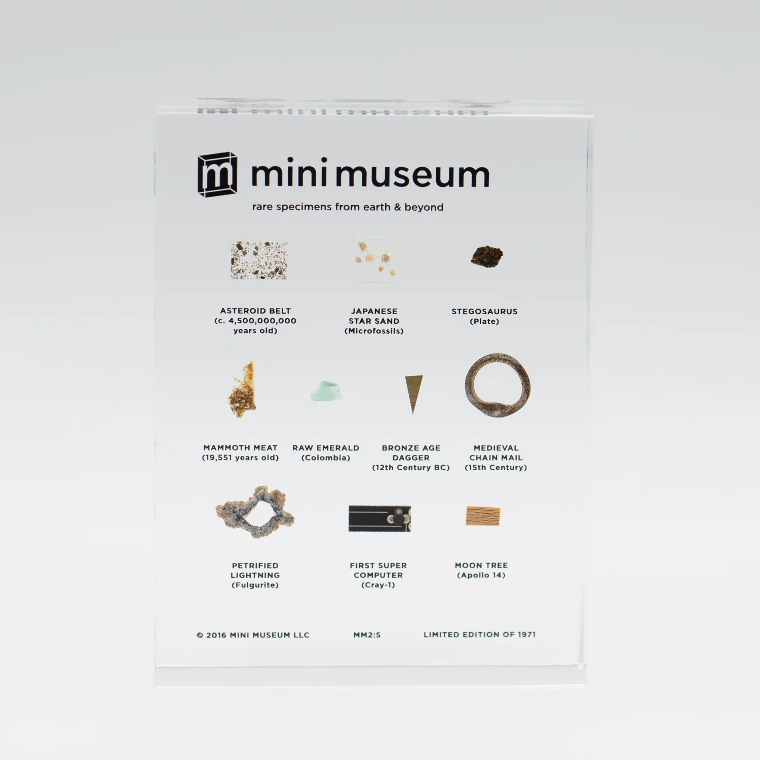 SOLD Mini Museum Out of the Vault - Second Edition G (SMALL - 10 Specimens)