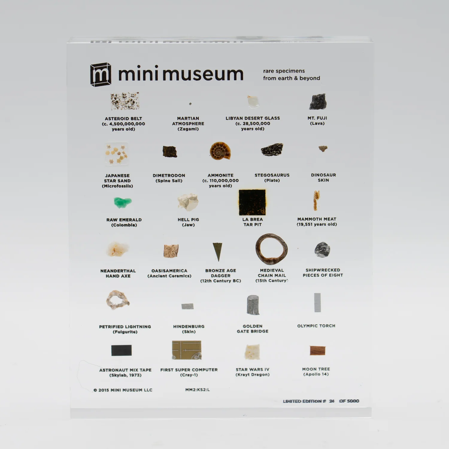 Mini Museum Out of the Vault - Second Edition ID #24 (LARGE - 26 Specimens)