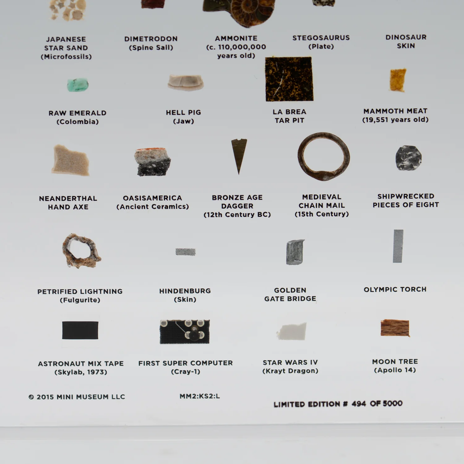 Mini Museum Out of the Vault - Second Edition ID #494 (LARGE - 26 Specimens) - Image 2