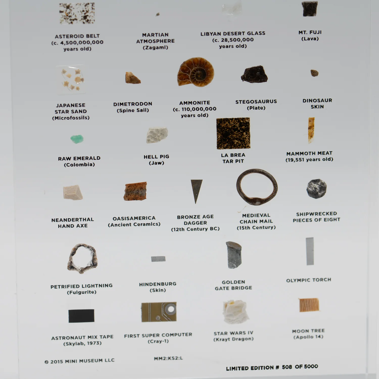Mini Museum Out of the Vault - Second Edition ID #508 (LARGE - 26 Specimens) - Image 6