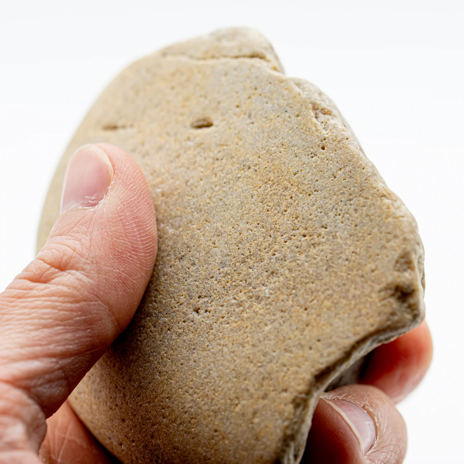 Paleolithic Stone Tool SOLD 3.475" Chopper - Image 4
