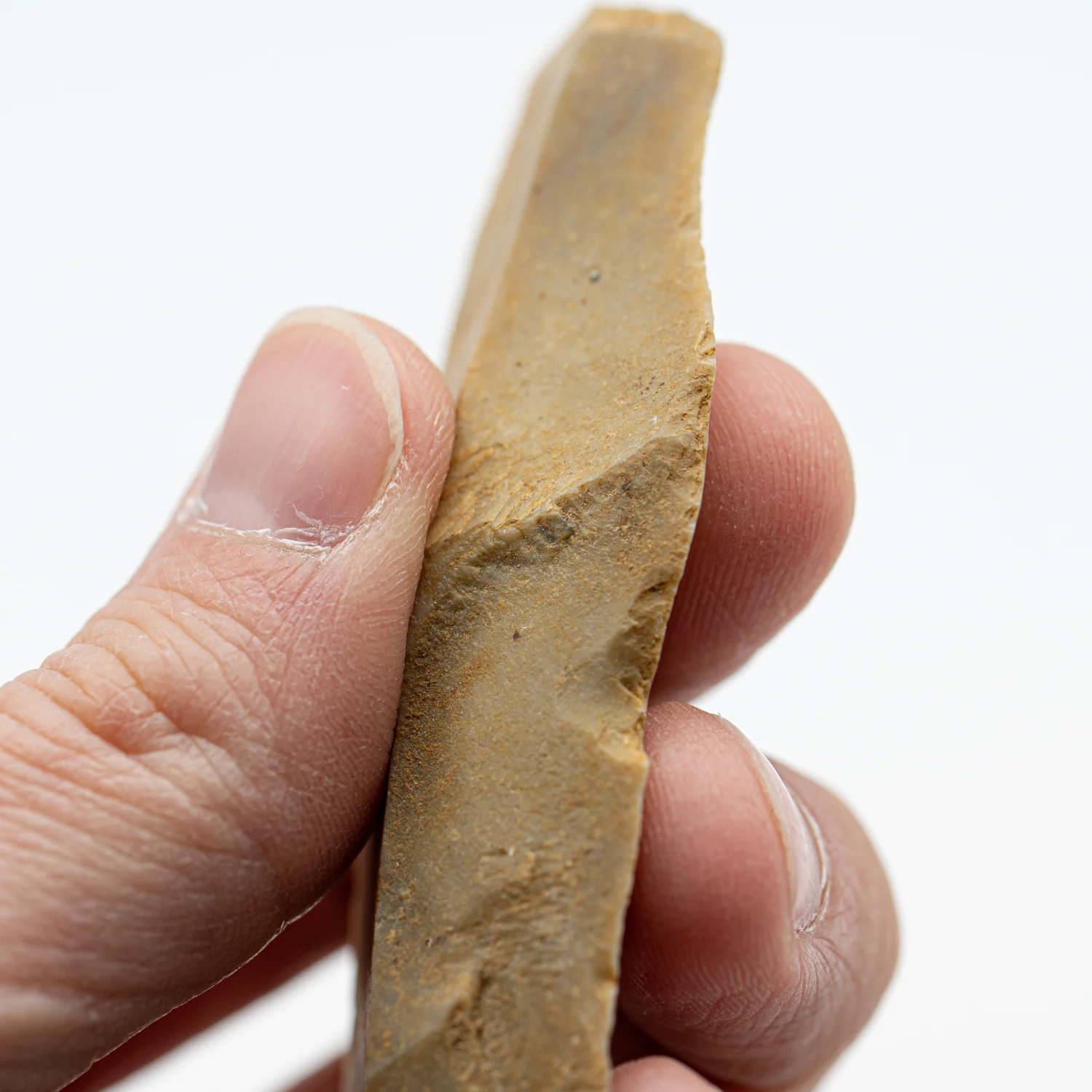 Paleolithic Stone Tool SOLD 3.83" Blade - Image 3