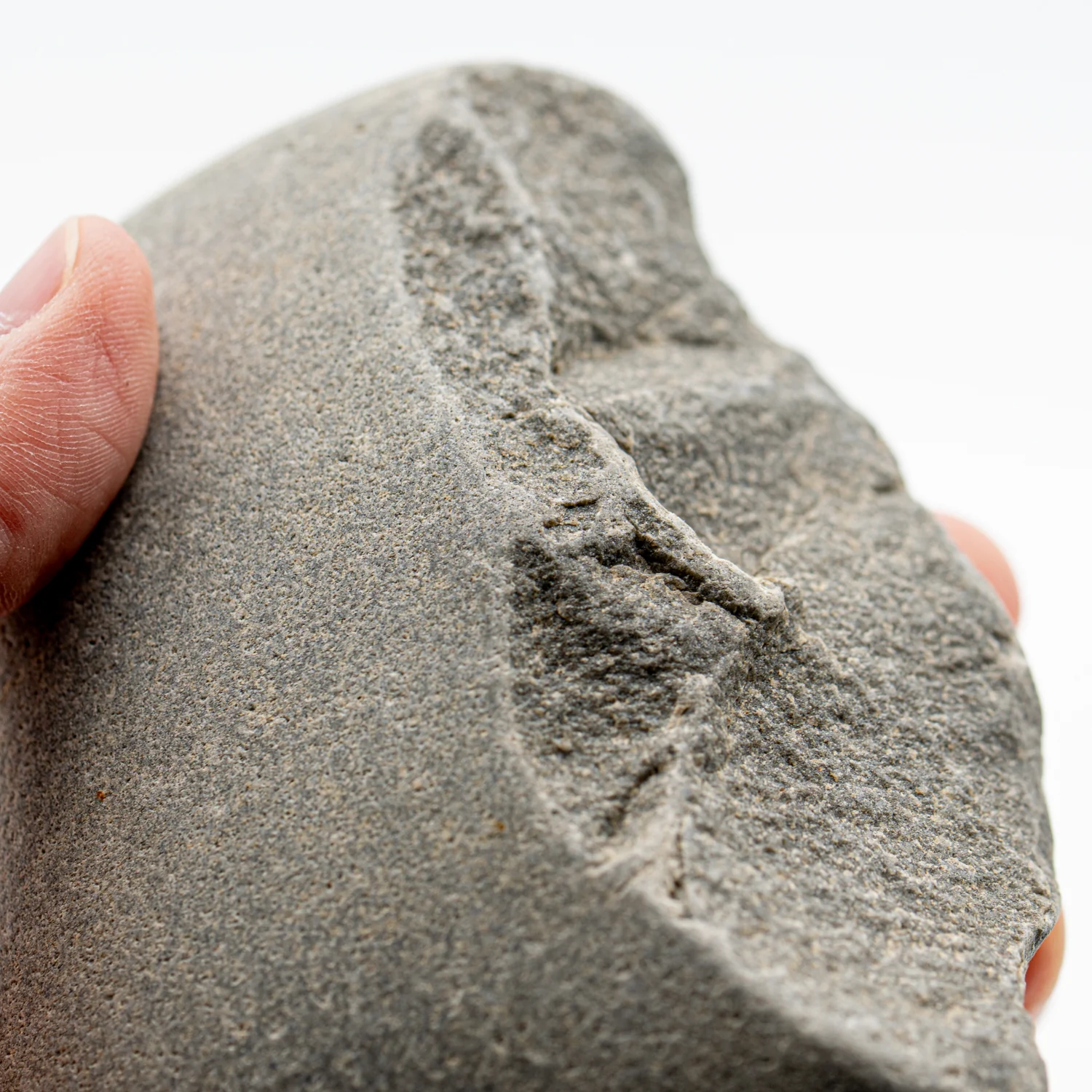 Paleolithic Stone Tool SOLD 4.290" Chopper - Image 2