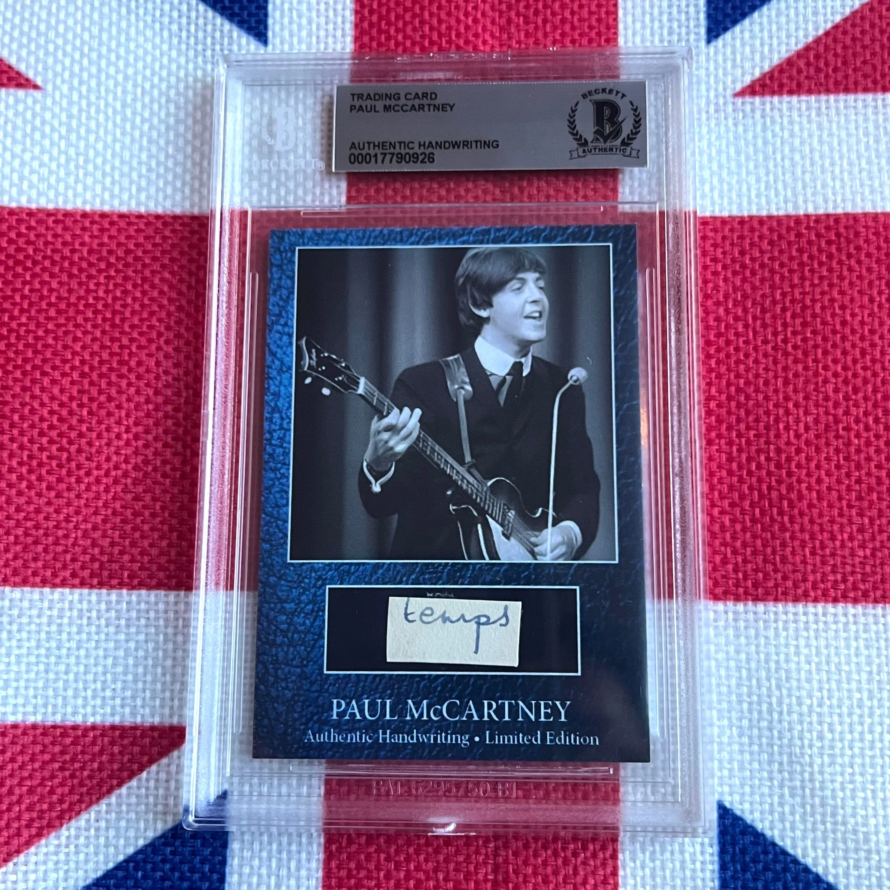 Paul McCartney Beckett Handwriting - Removed From His Highschool Notebook - Image 37