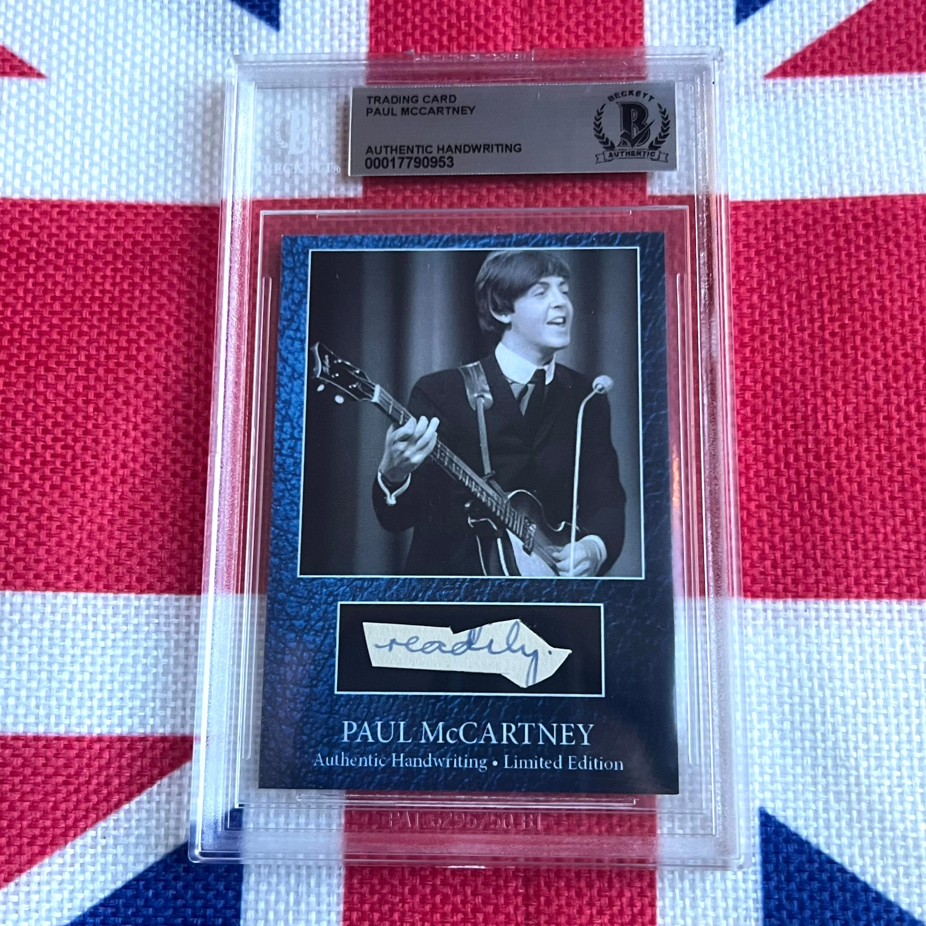 Paul McCartney Beckett Handwriting - Removed From His Highschool Notebook - Image 40