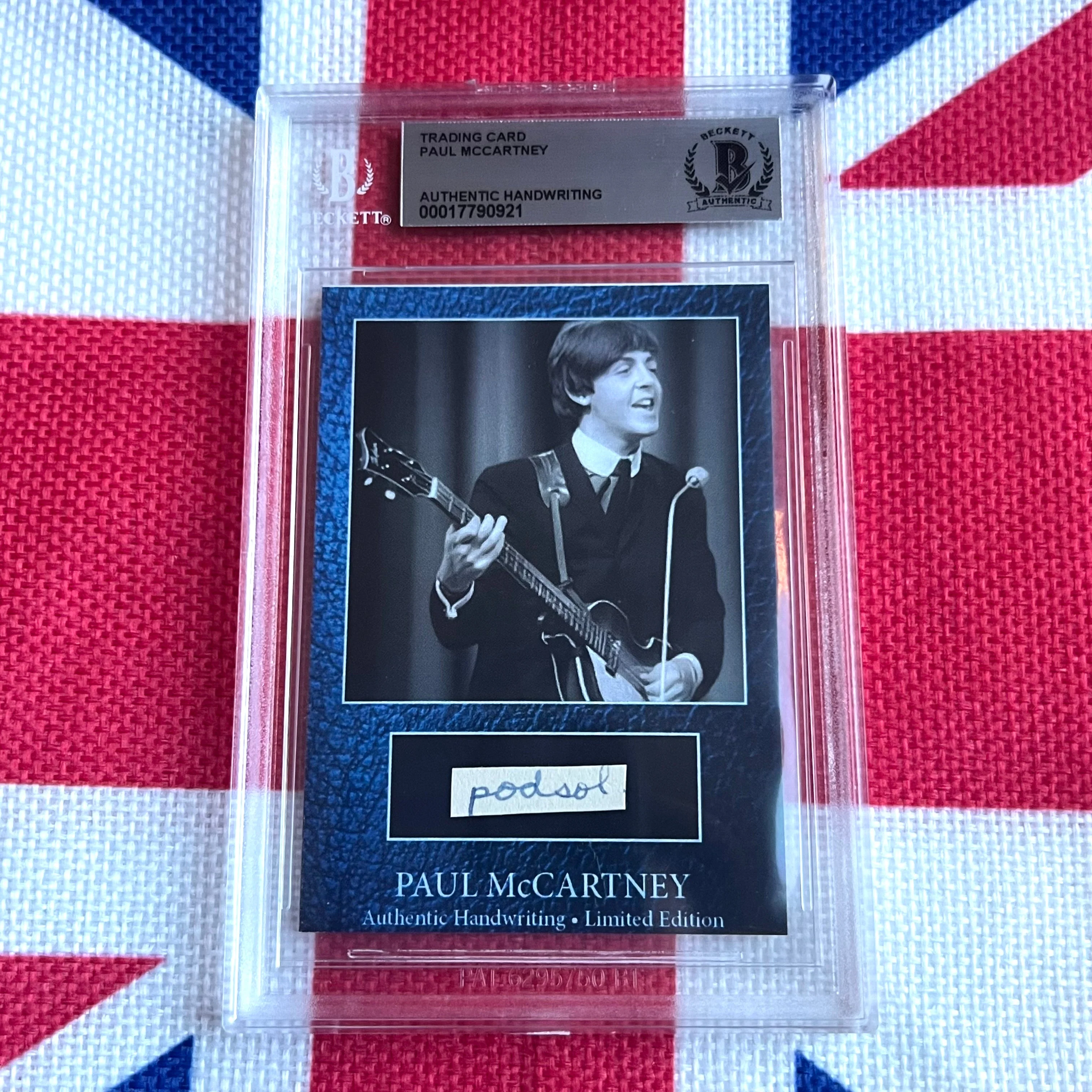 Paul McCartney Beckett Handwriting - Removed From His Highschool Notebook - Image 42