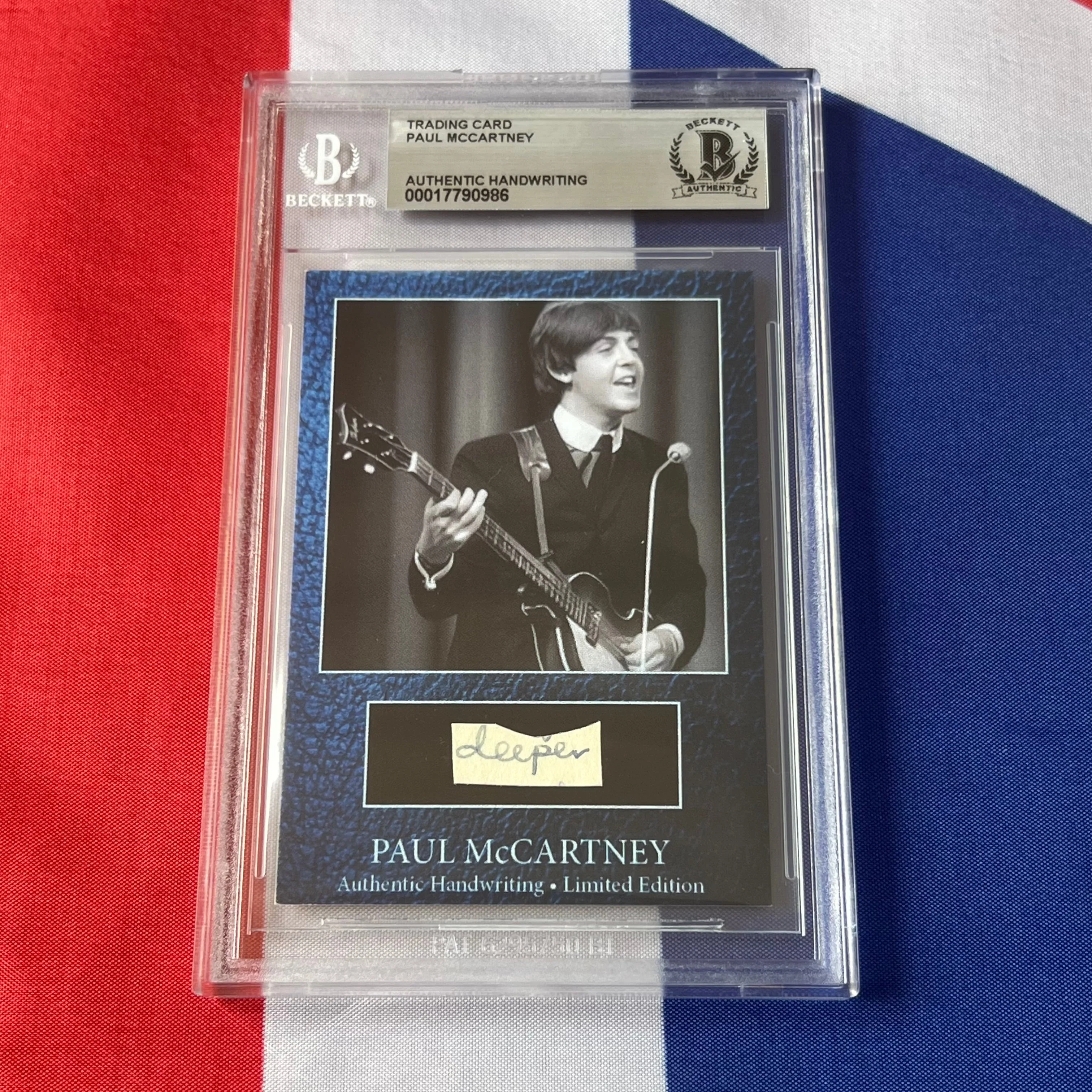 Paul McCartney Beckett Handwriting - Removed From His Highschool Notebook - Image 5