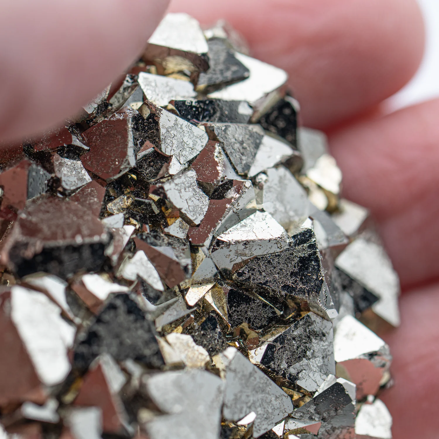 Peruvian Pyrite Cluster - SOLD 2.26" - Image 3