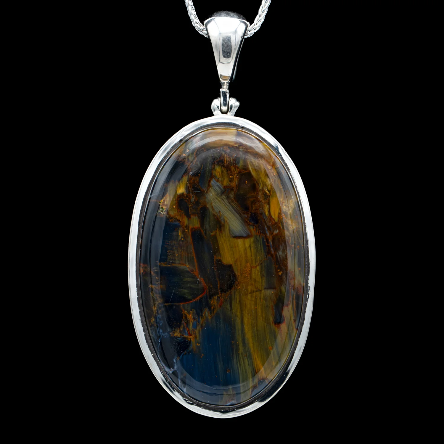 Pietersite Pendant - SOLD 1.75"